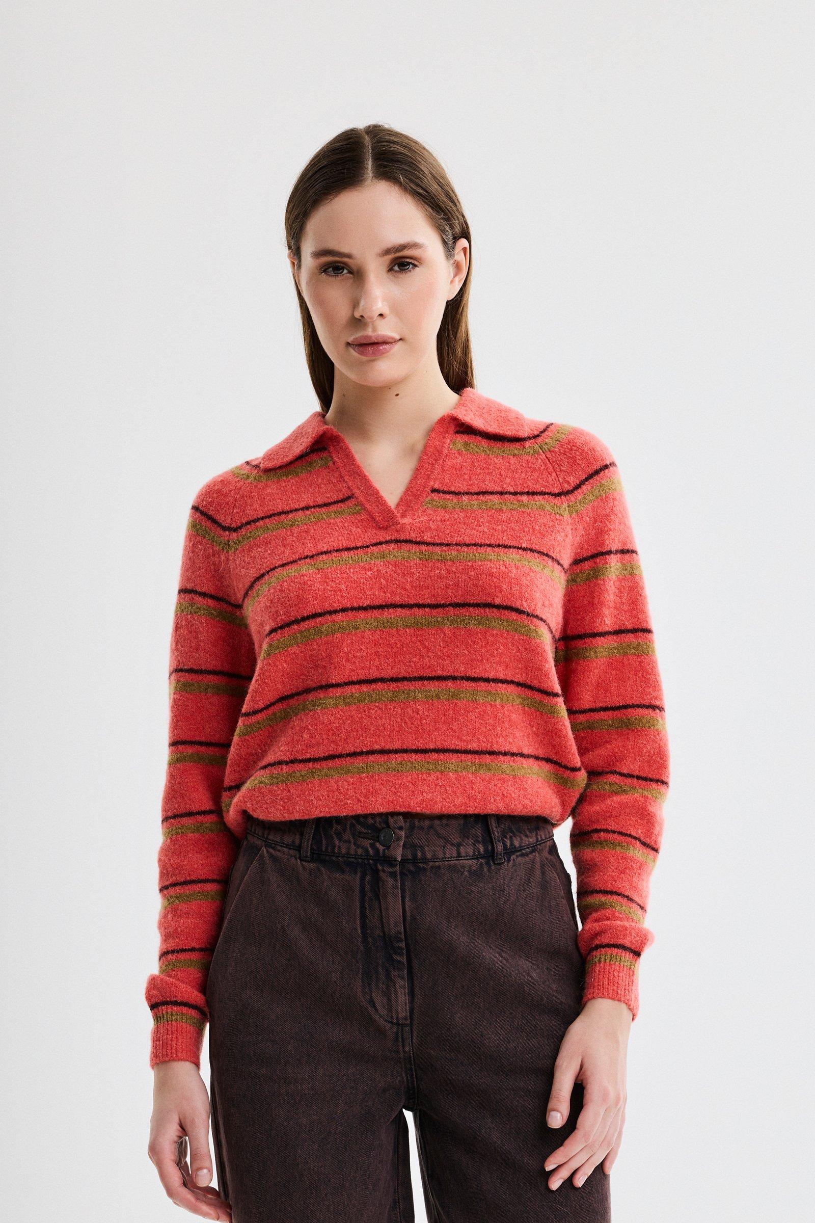 CKS - POLUDE - pullover - rouge vif