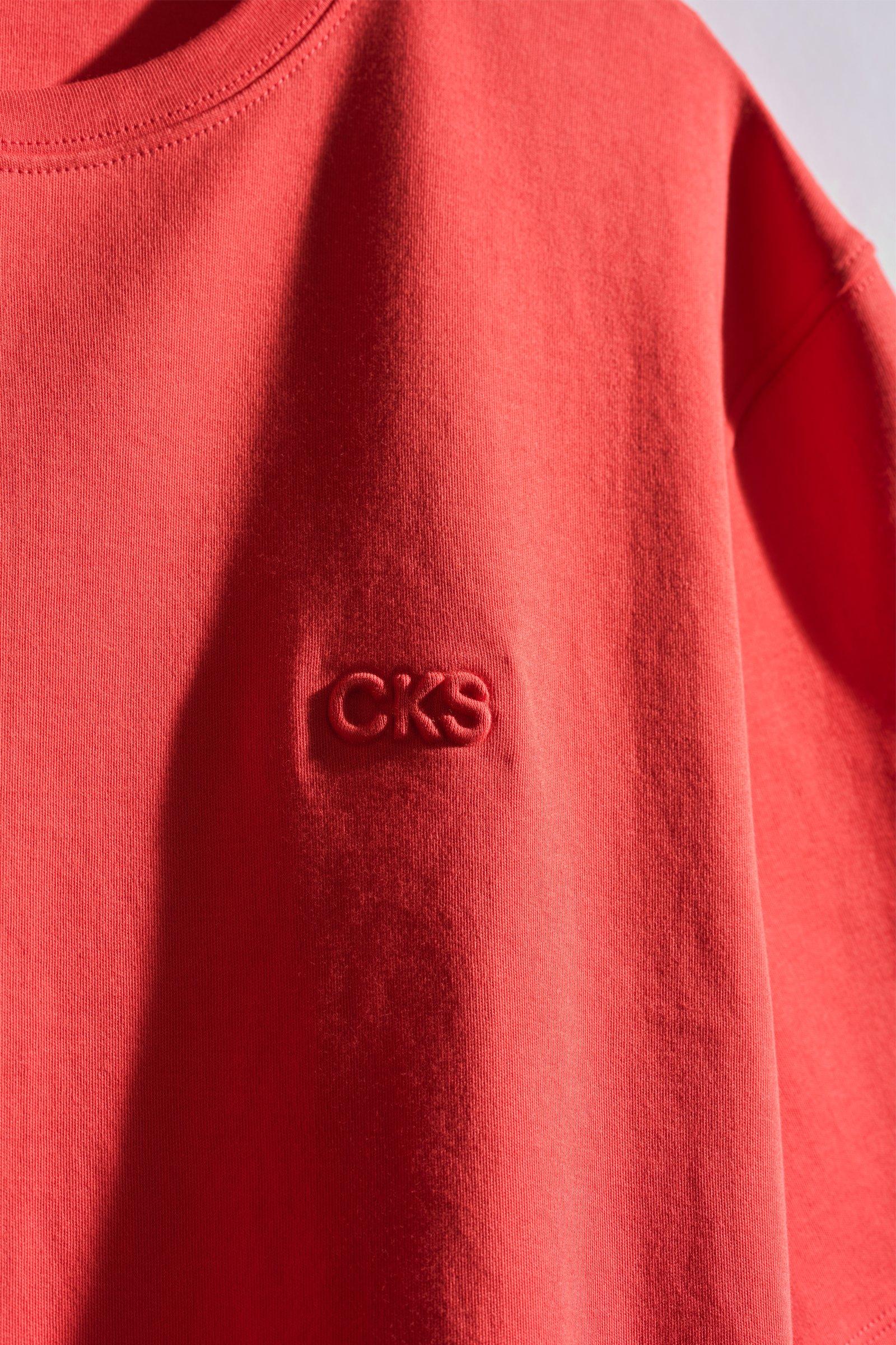 CKS - SARIA - t-shirt korte mouwen - intens rood