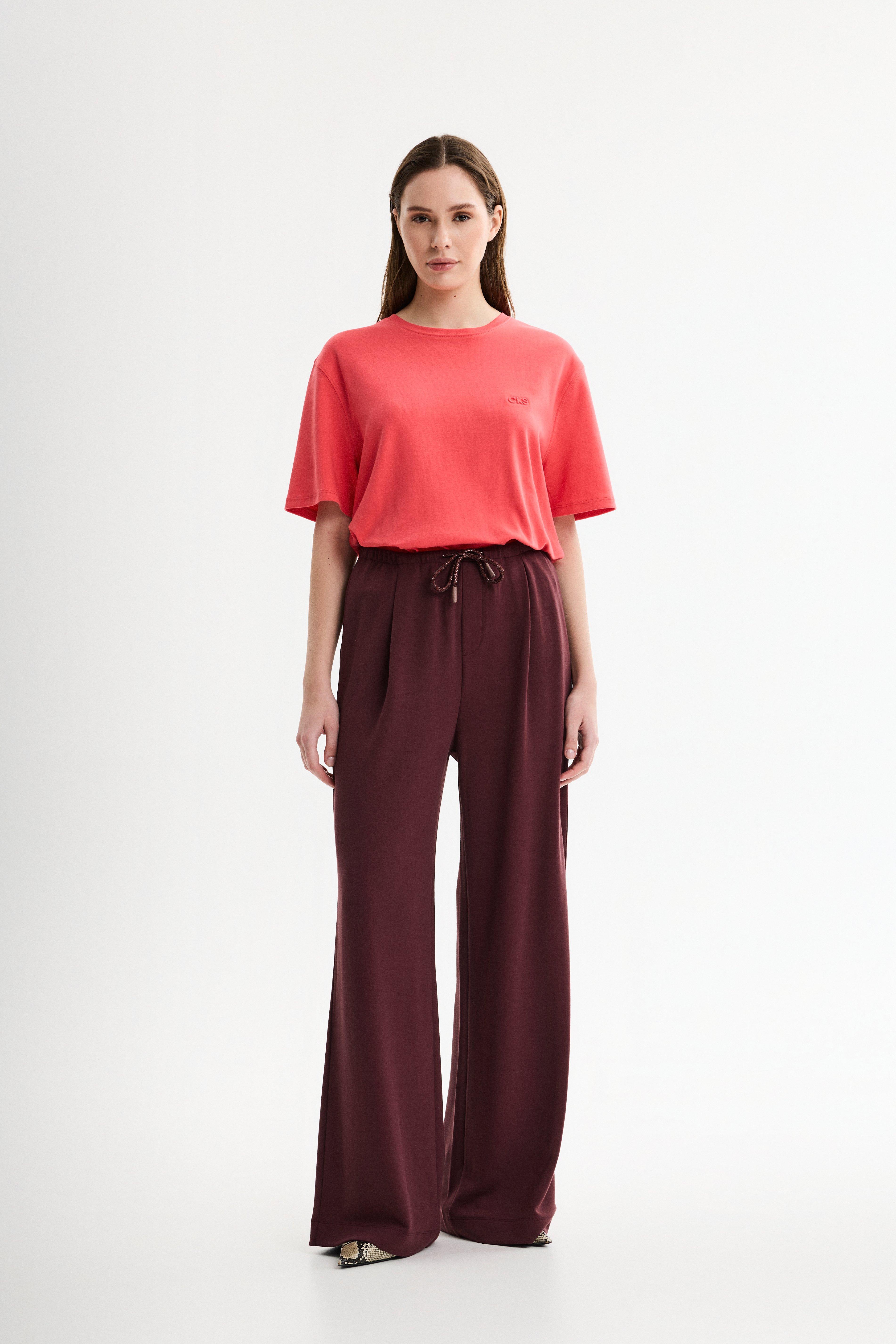 CKS - SARIA - t-shirt &agrave; manches courtes - rouge vif