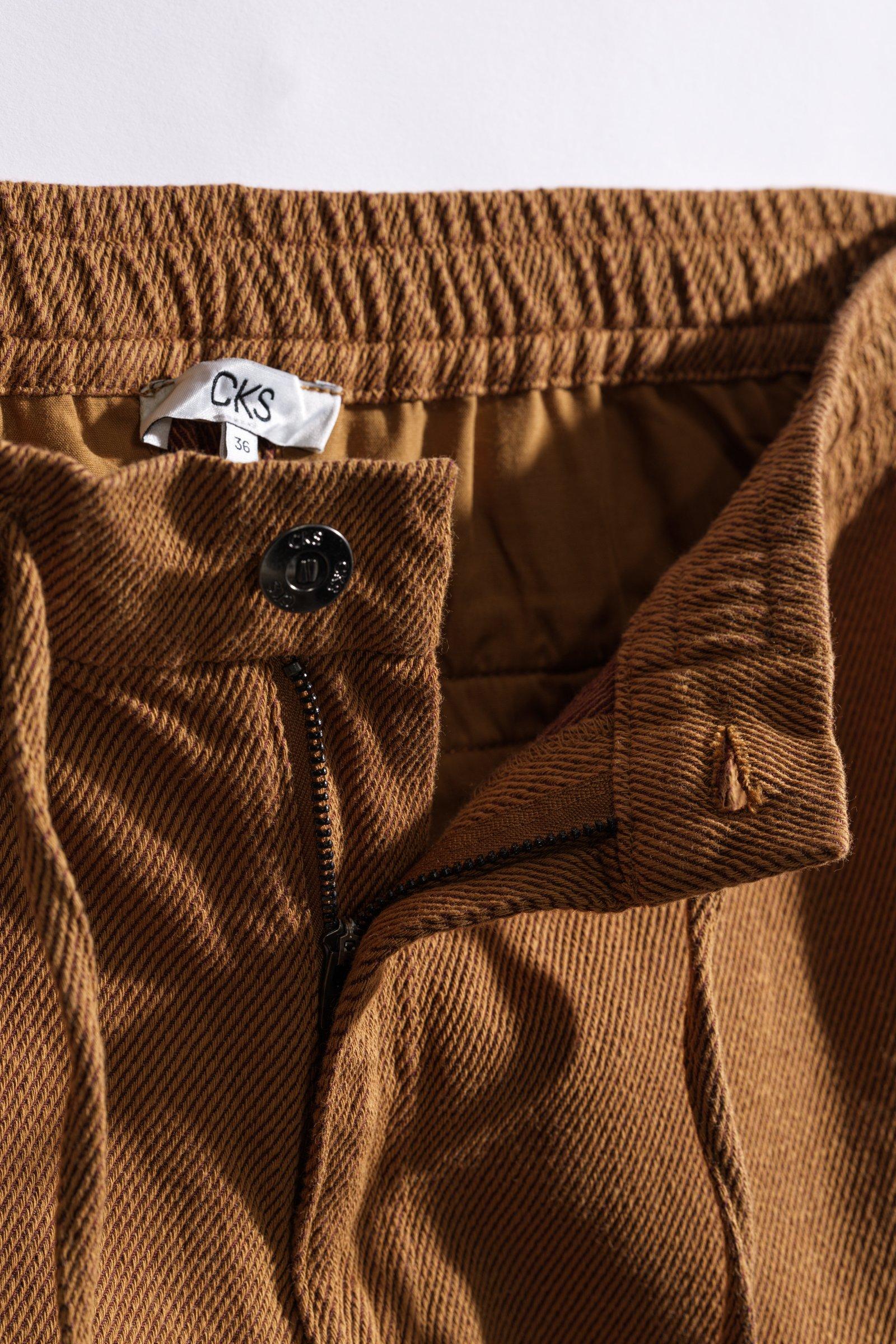 CKS - TOBYS - lange broek - lichtbruin