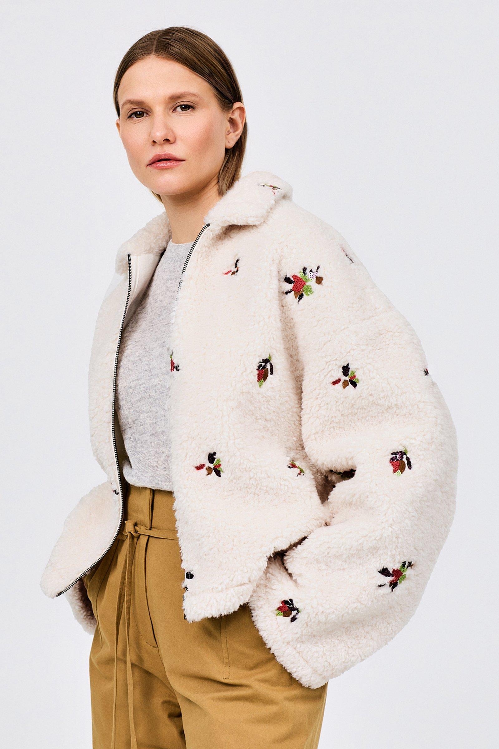 CKS - CREATORT - korte jas - lichtbeige