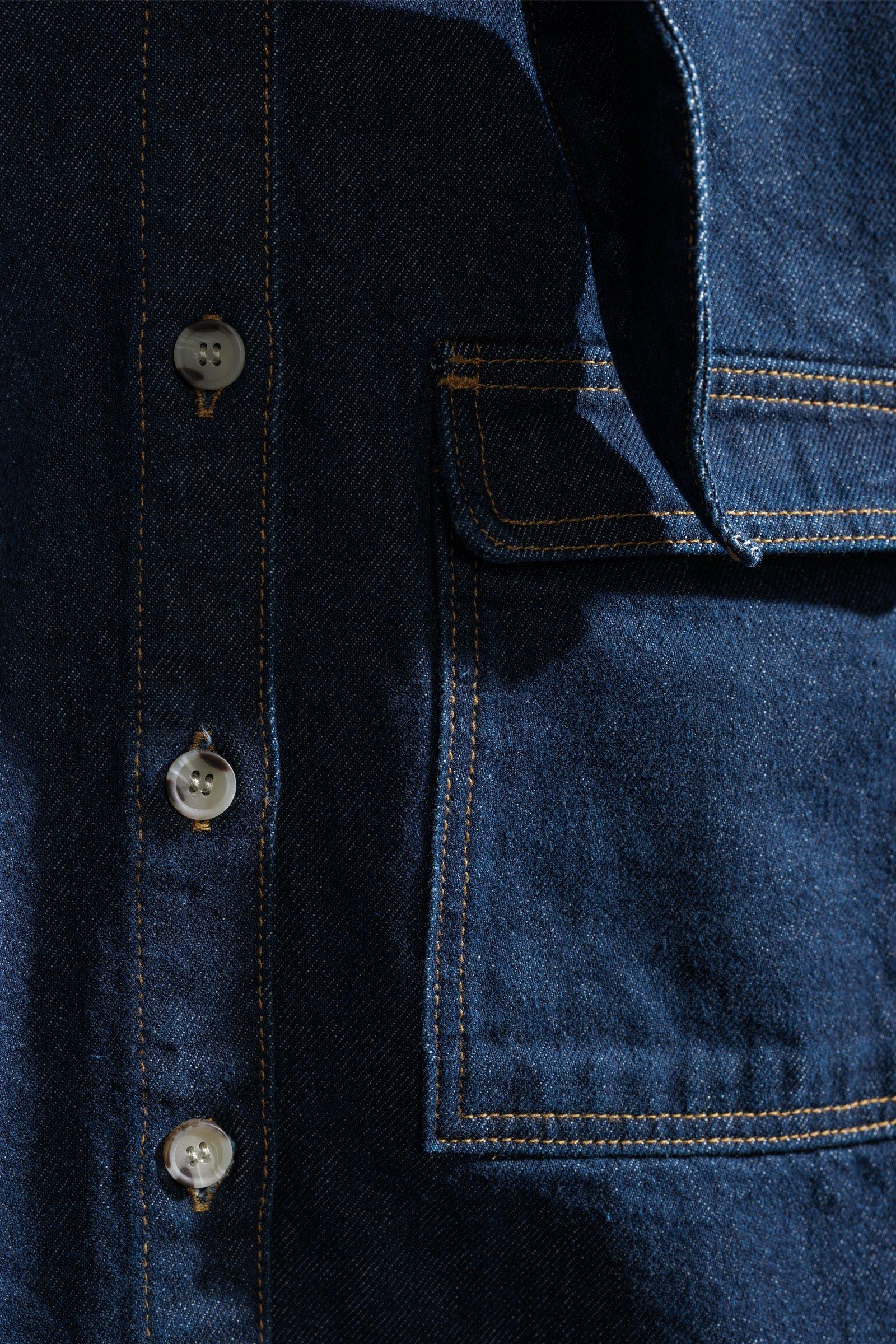 CKS - STOW - blouse lange mouwen - donkerblauw