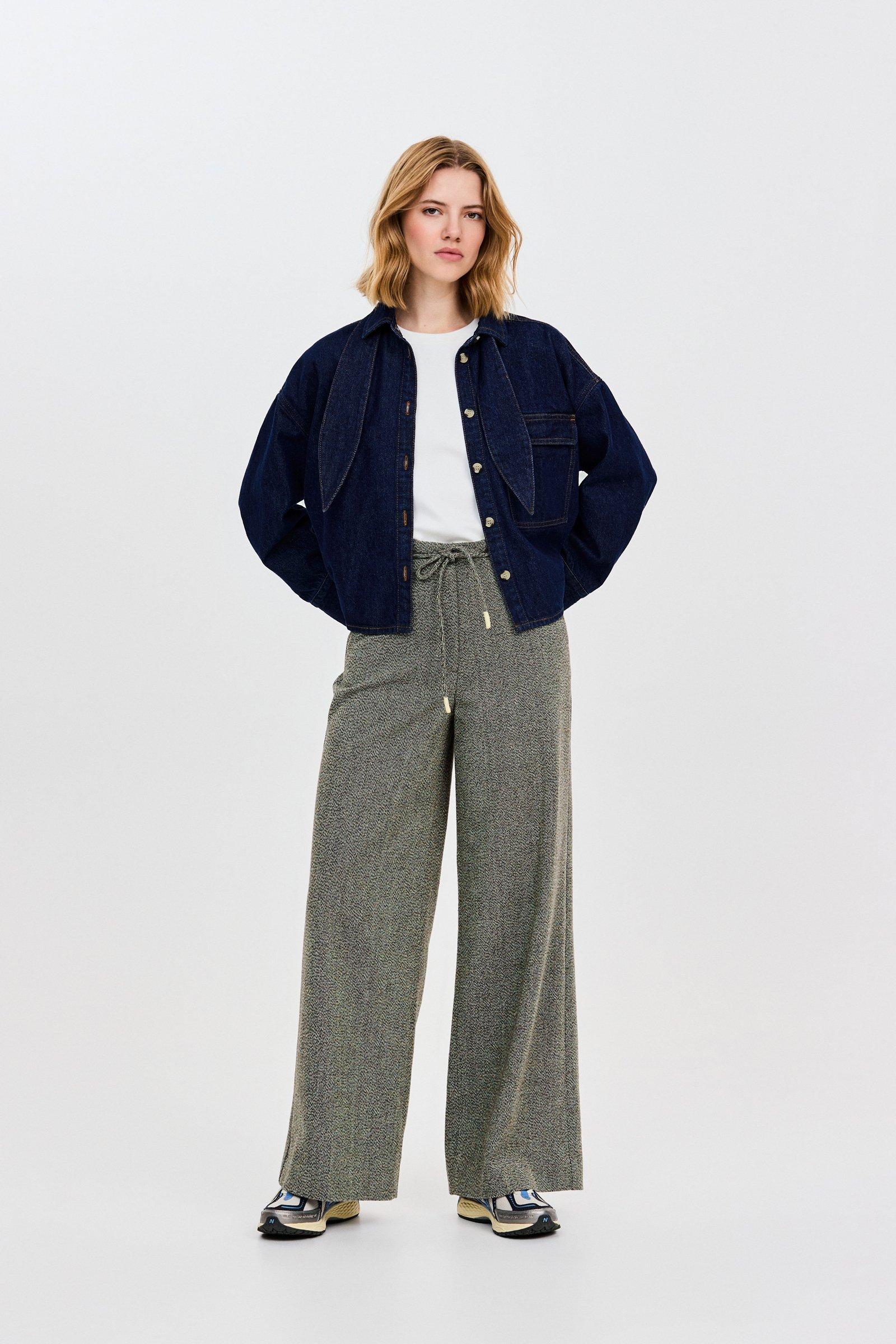 CKS - STOW - blouse long sleeves - dark blue