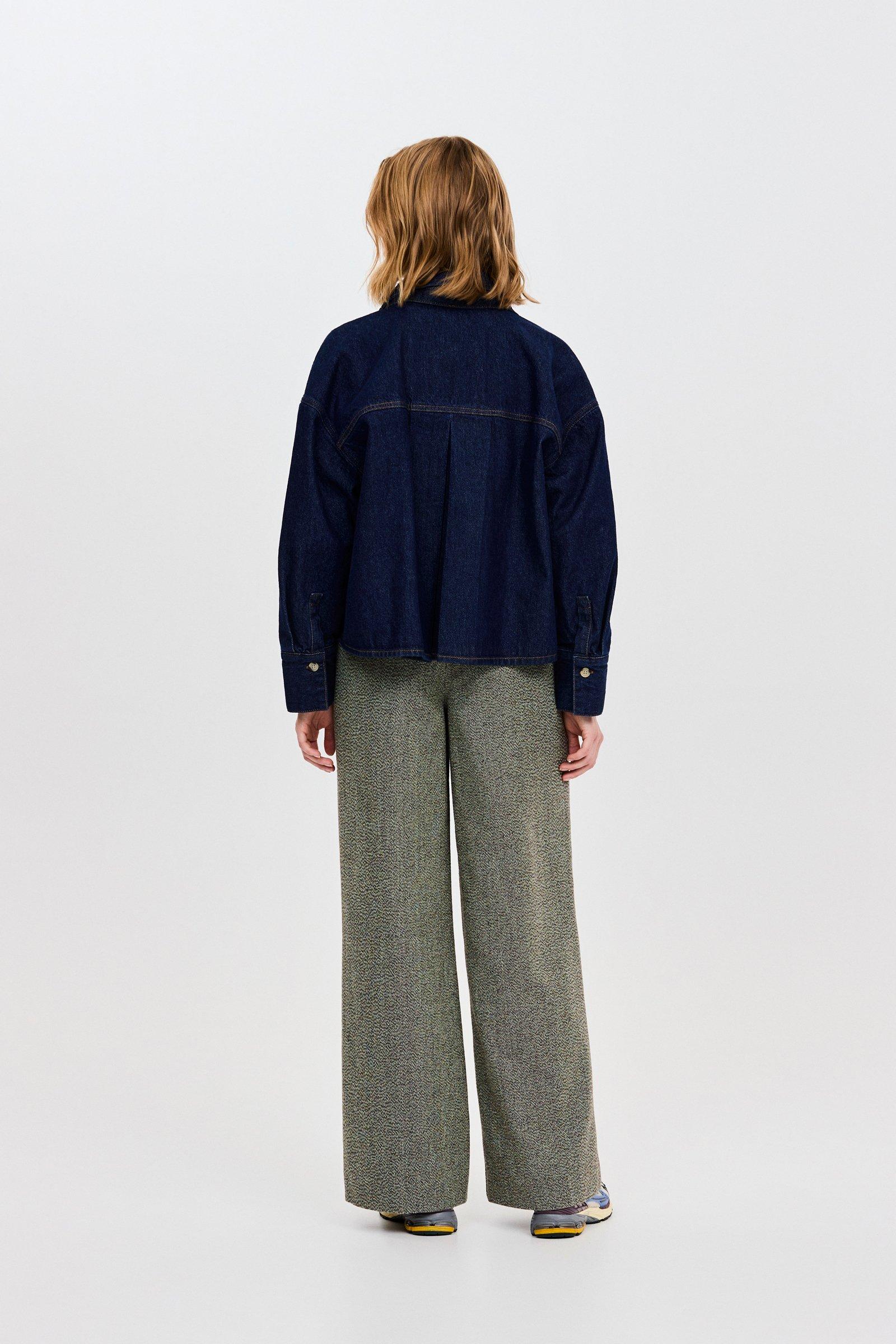 CKS - STOW - blouse long sleeves - dark blue