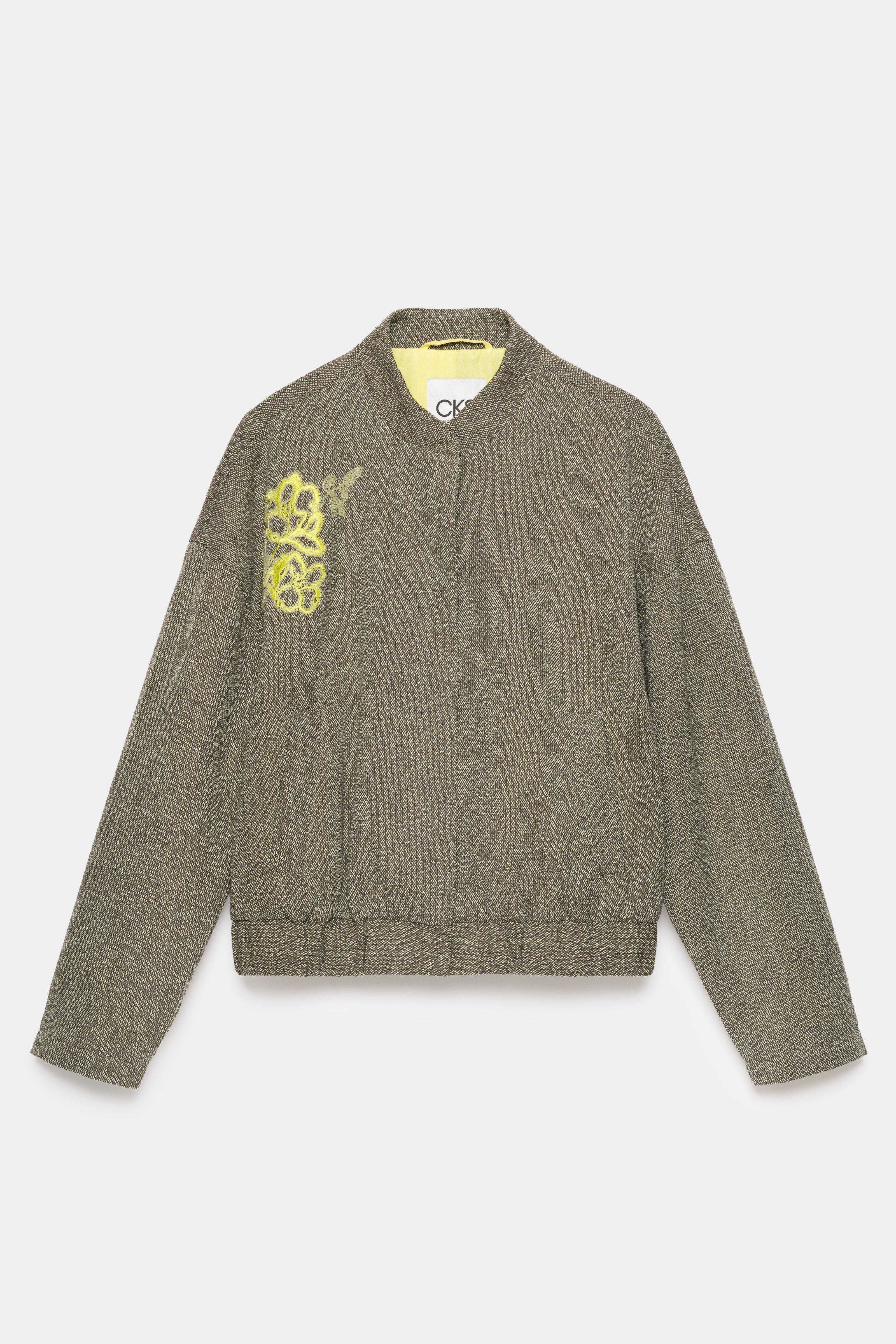 CKS - CREMASALA - Jacke Fantasy Kurz - Hellgrau