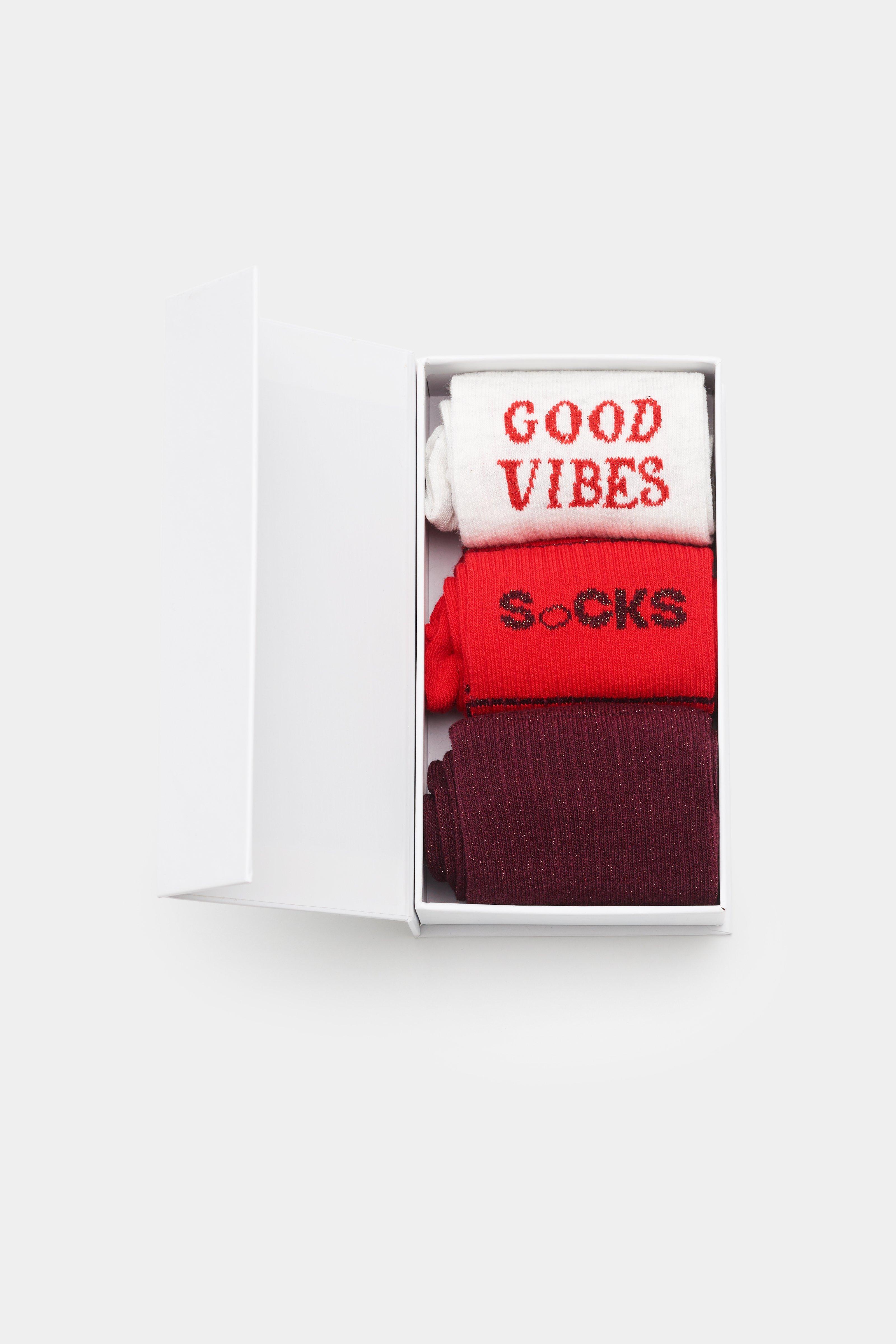 CKS - GIFTBOX VIBES - Socken - Hellrot