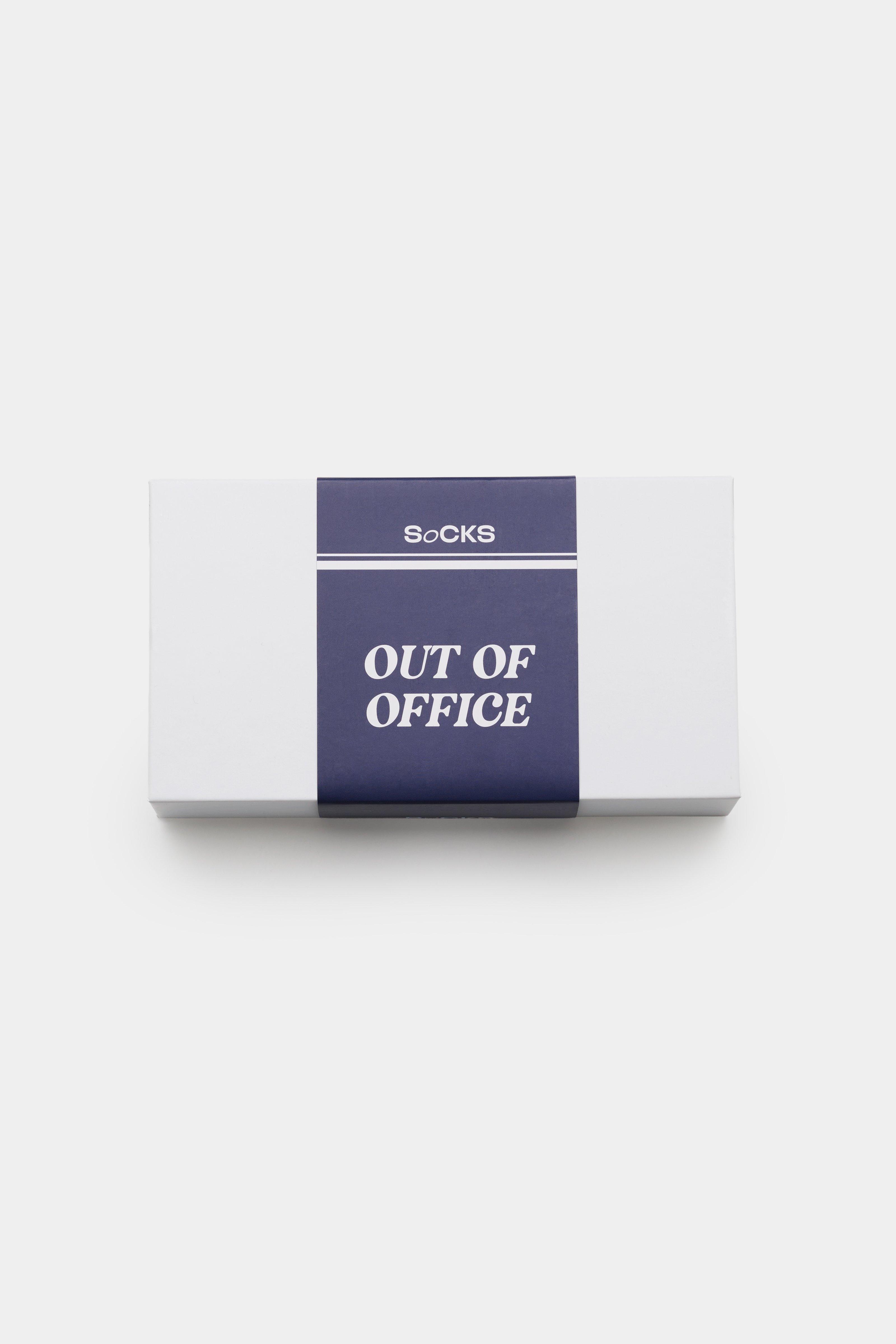 CKS - GIFTBOX OFFICE - chaussettes - bleu foncé
