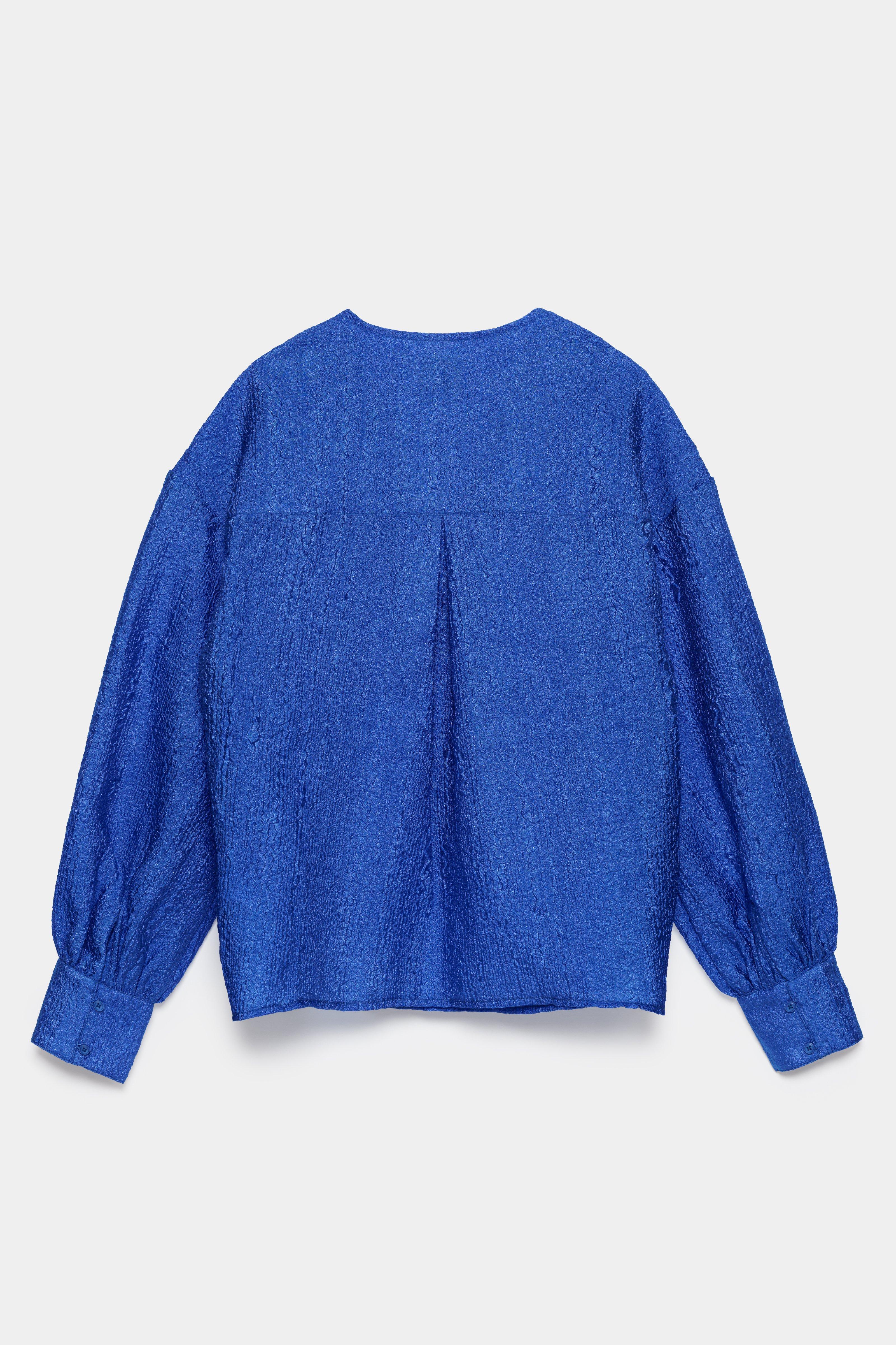 CKS - SOVIS - blouse long sleeves - vivid blue