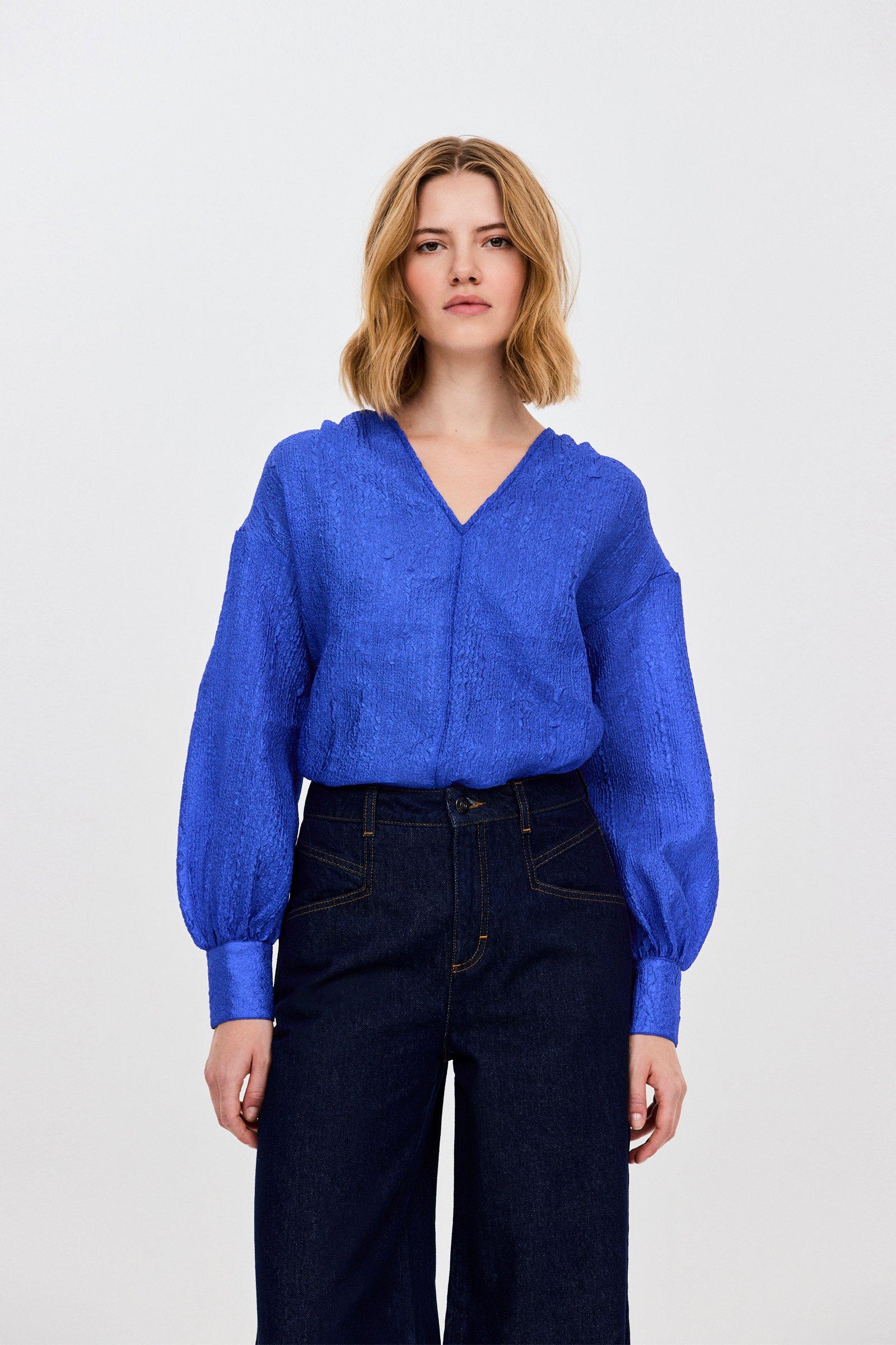 CKS - SOVIS - Bluse Lange Ärmel - Hellblau