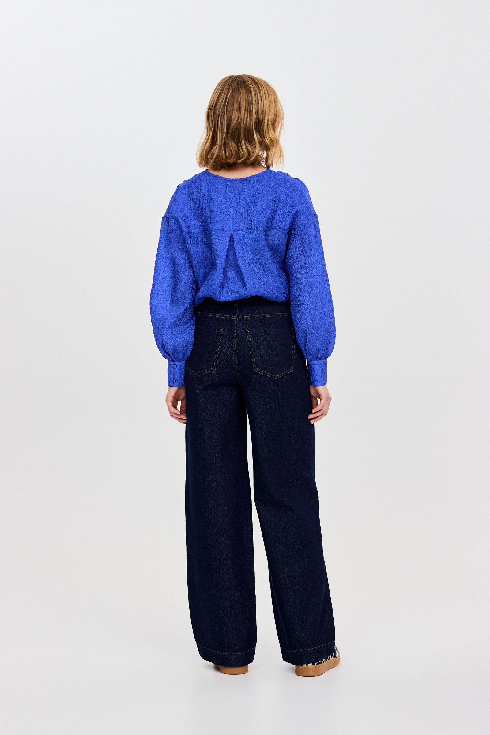 CKS - SOVIS - blouse long sleeves - vivid blue