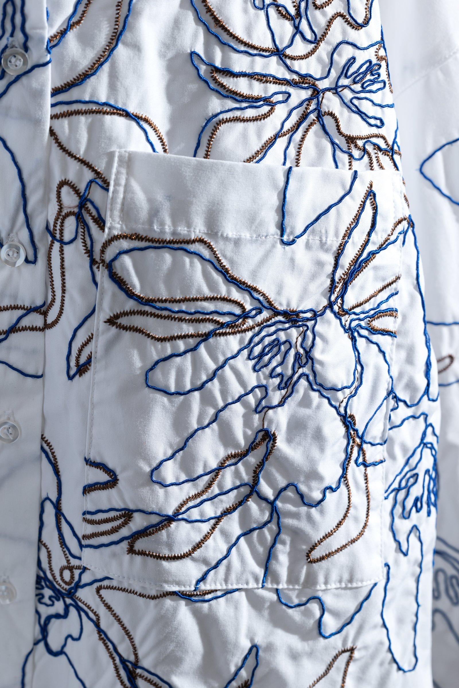 CKS - STANDING - Bluse Lange Ärmel - white dark