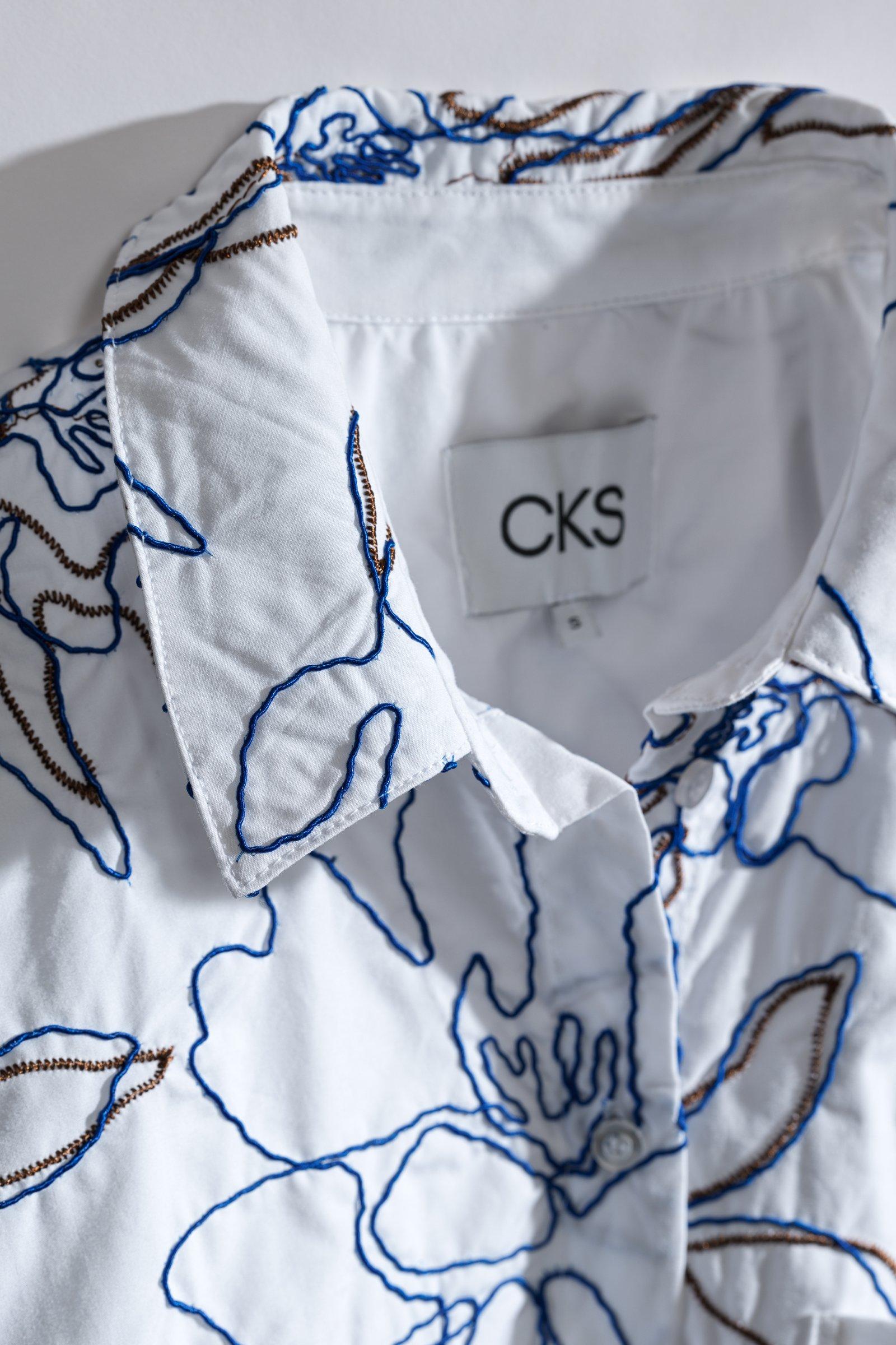 CKS - STANDING - Bluse Lange Ärmel - white dark