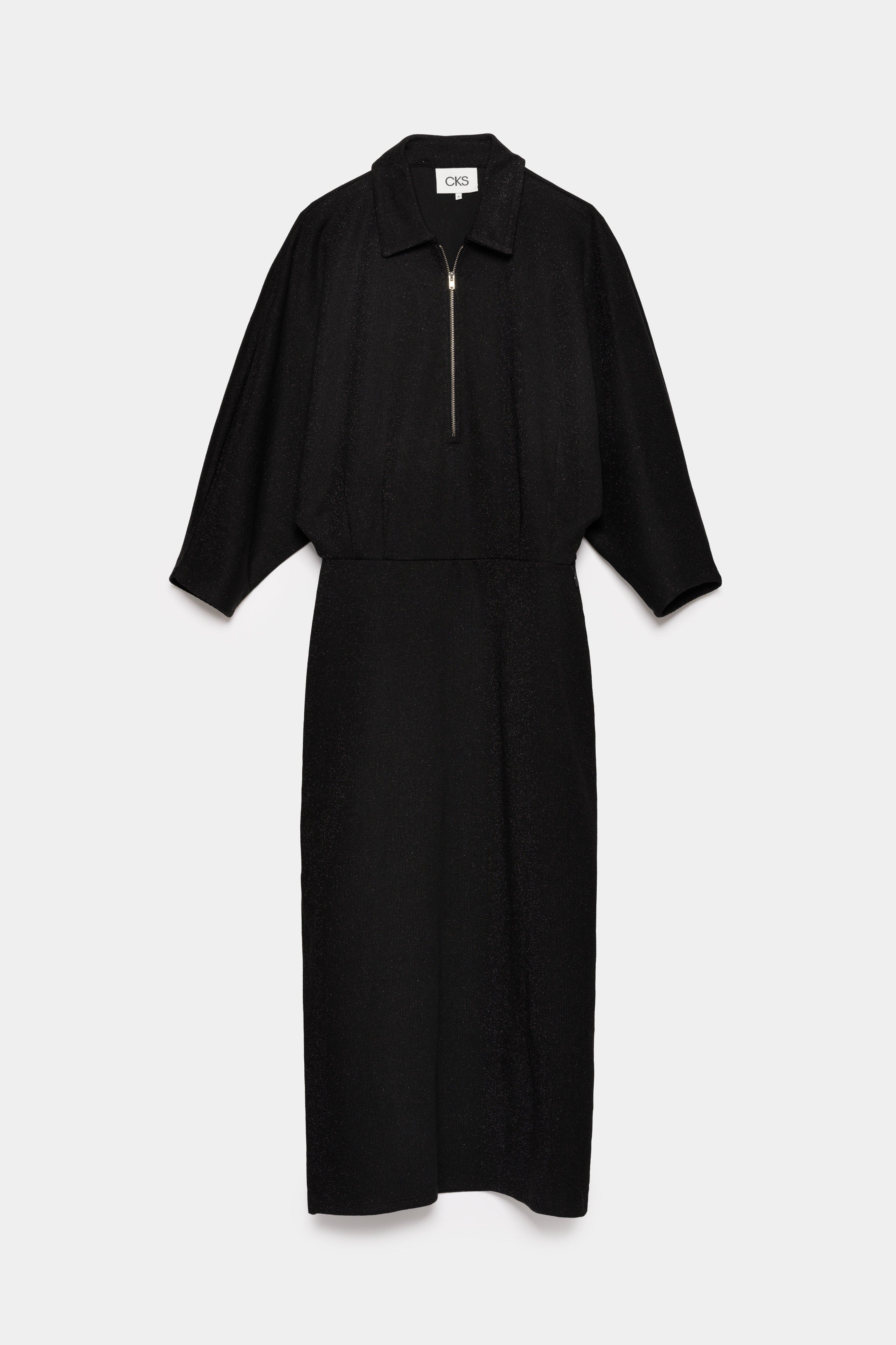 CKS - DAVINIA - robe midi - noir