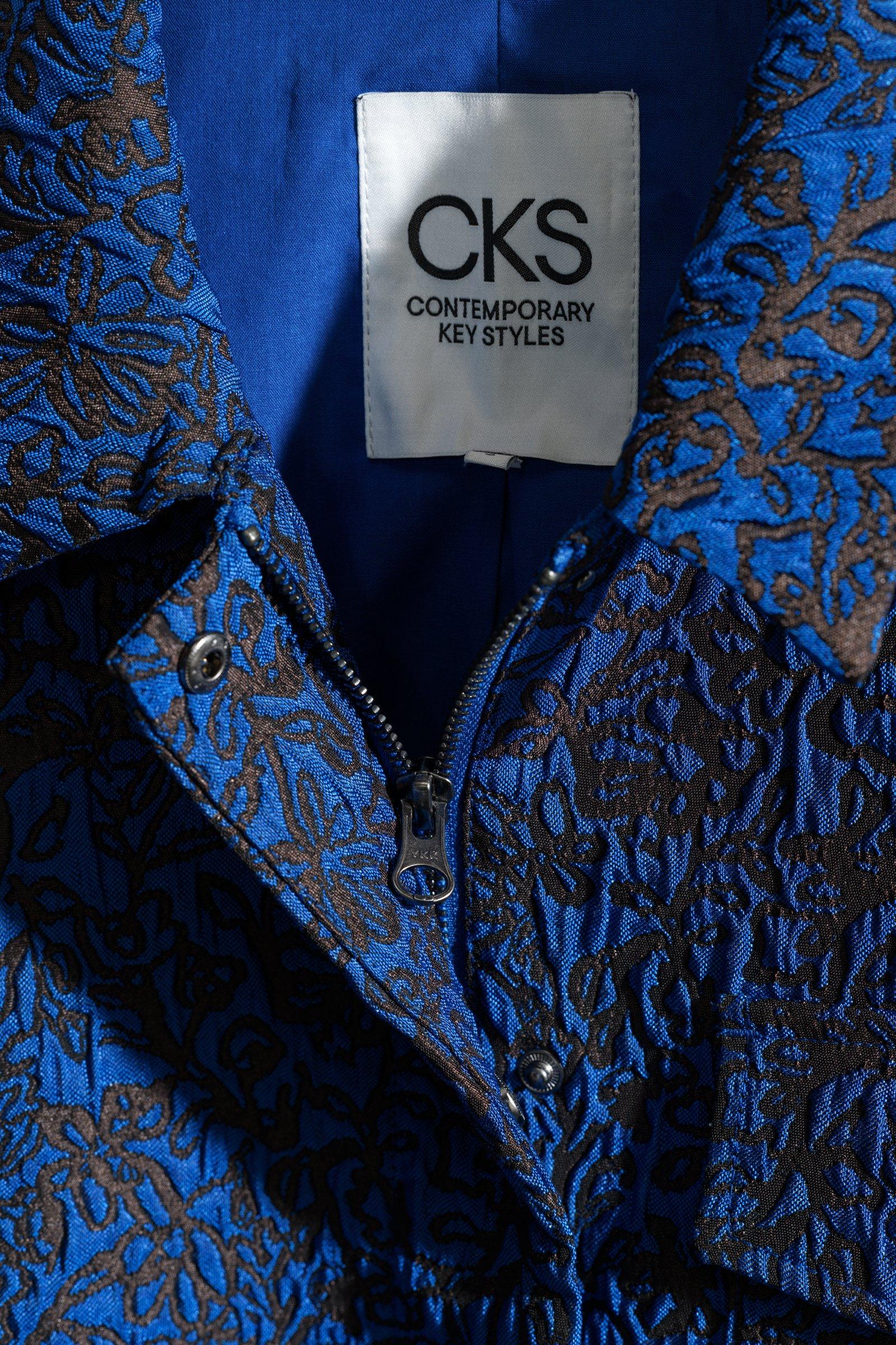 CKS - COSAM - short jacketfantasy - vivid blue