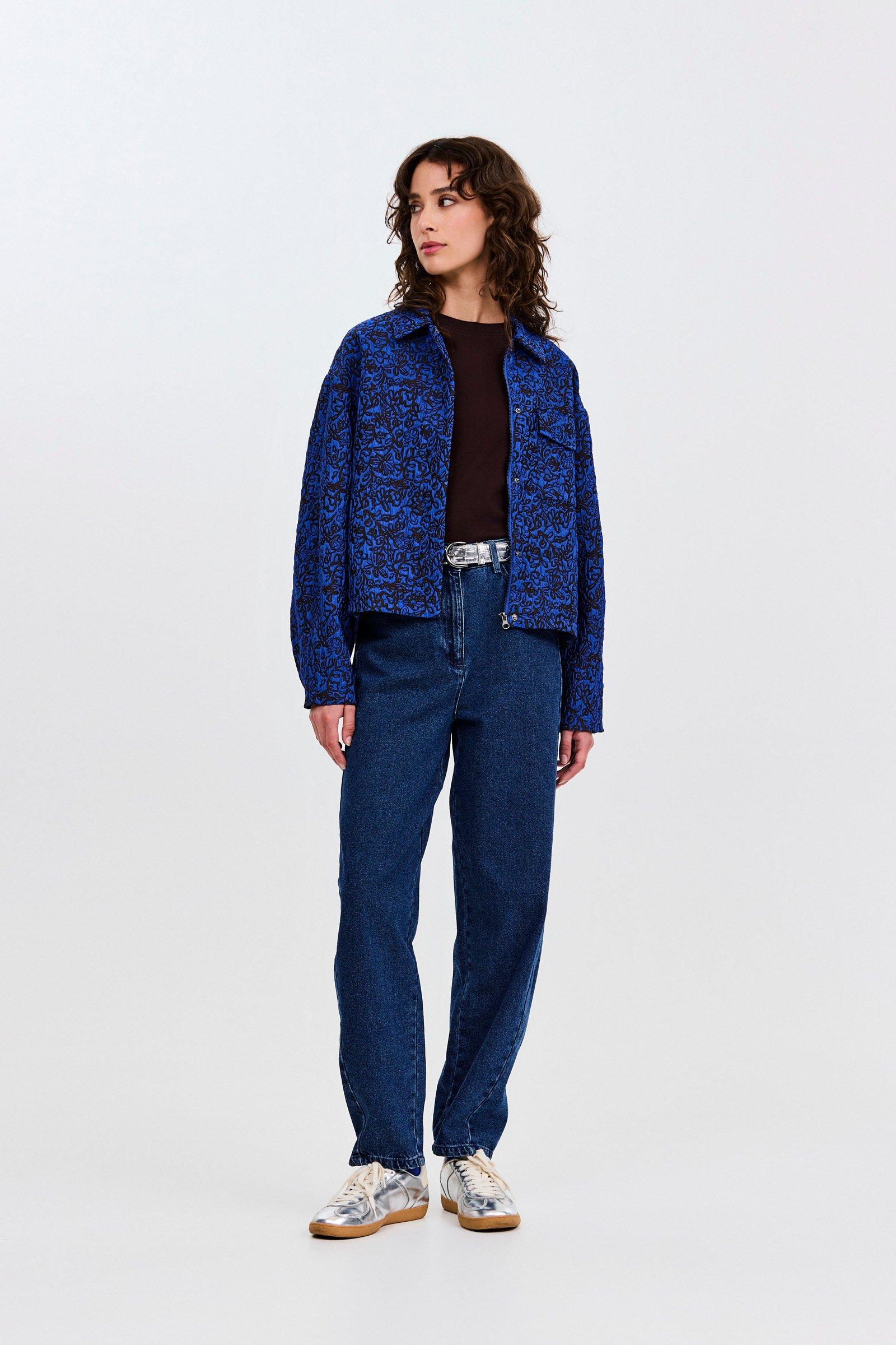 CKS - COSAM - short jacketfantasy - vivid blue