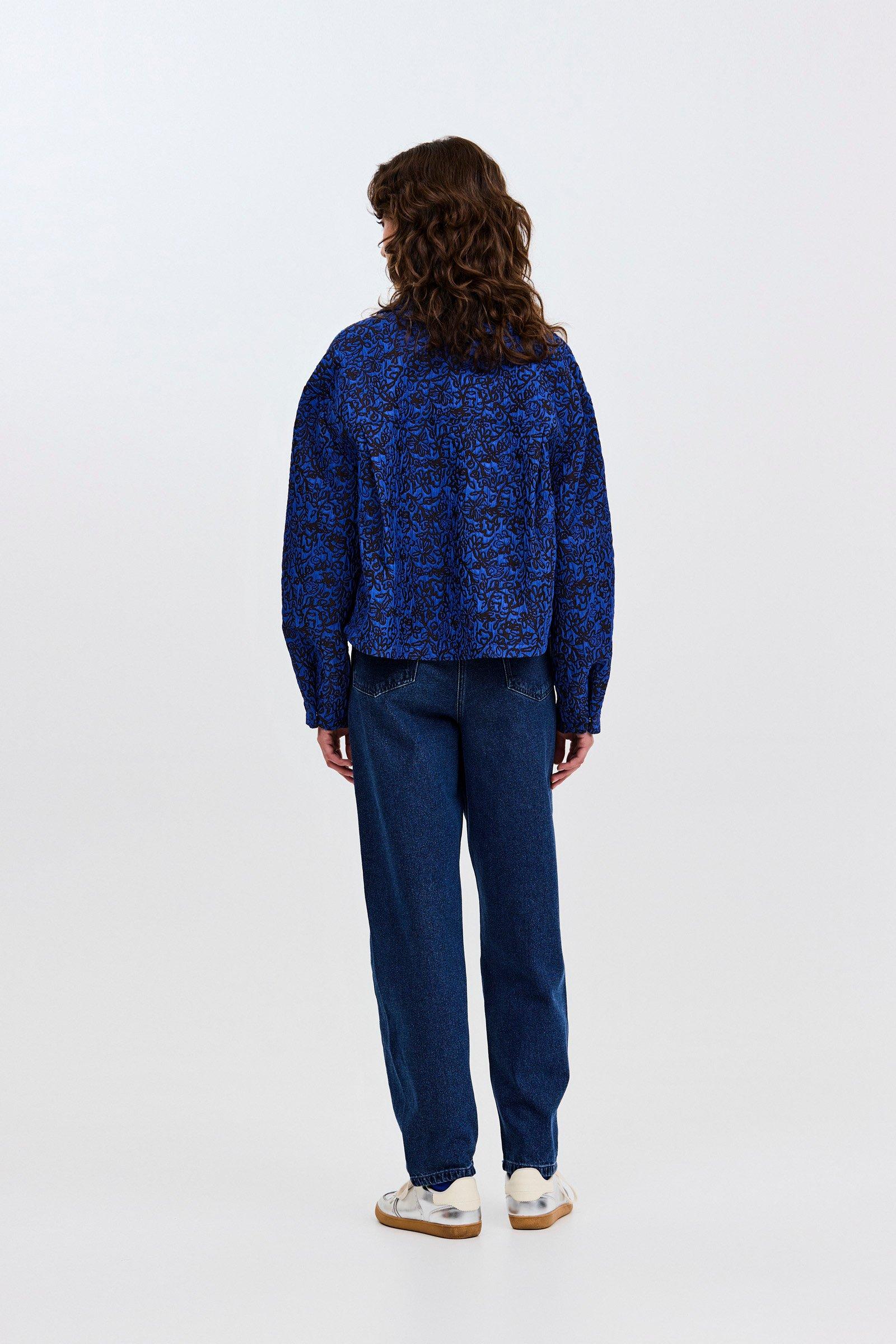 CKS - COSAM - short jacketfantasy - vivid blue