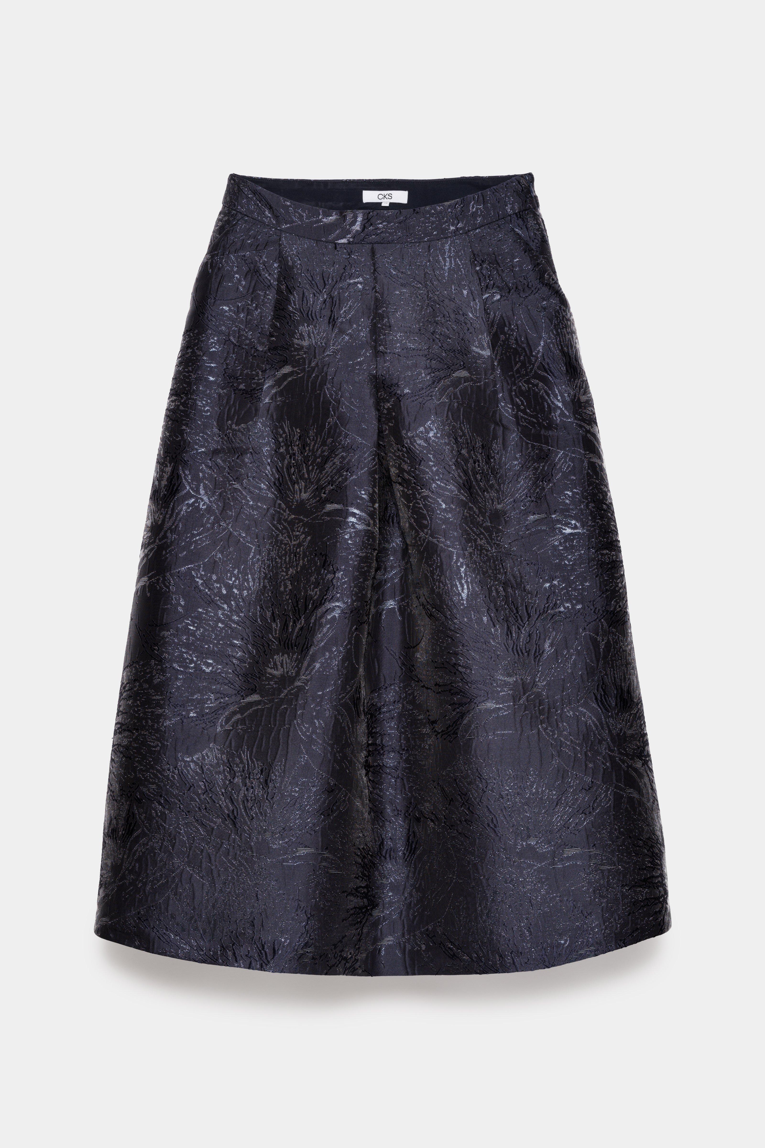 CKS - SKAMILLA - midi skirt - dark blue