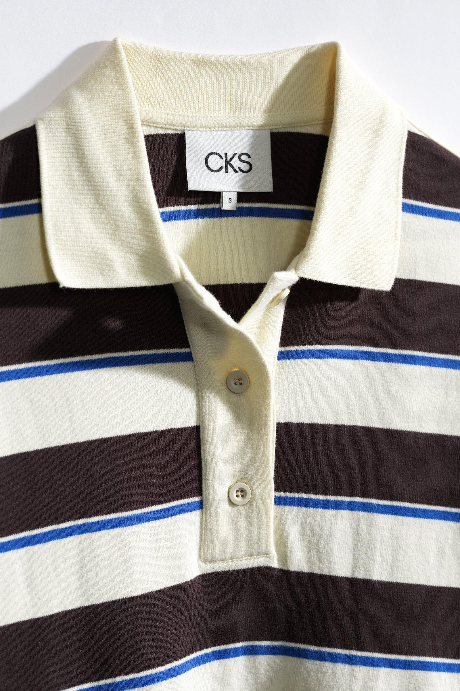 CKS - SWEEP - polo - dark brown