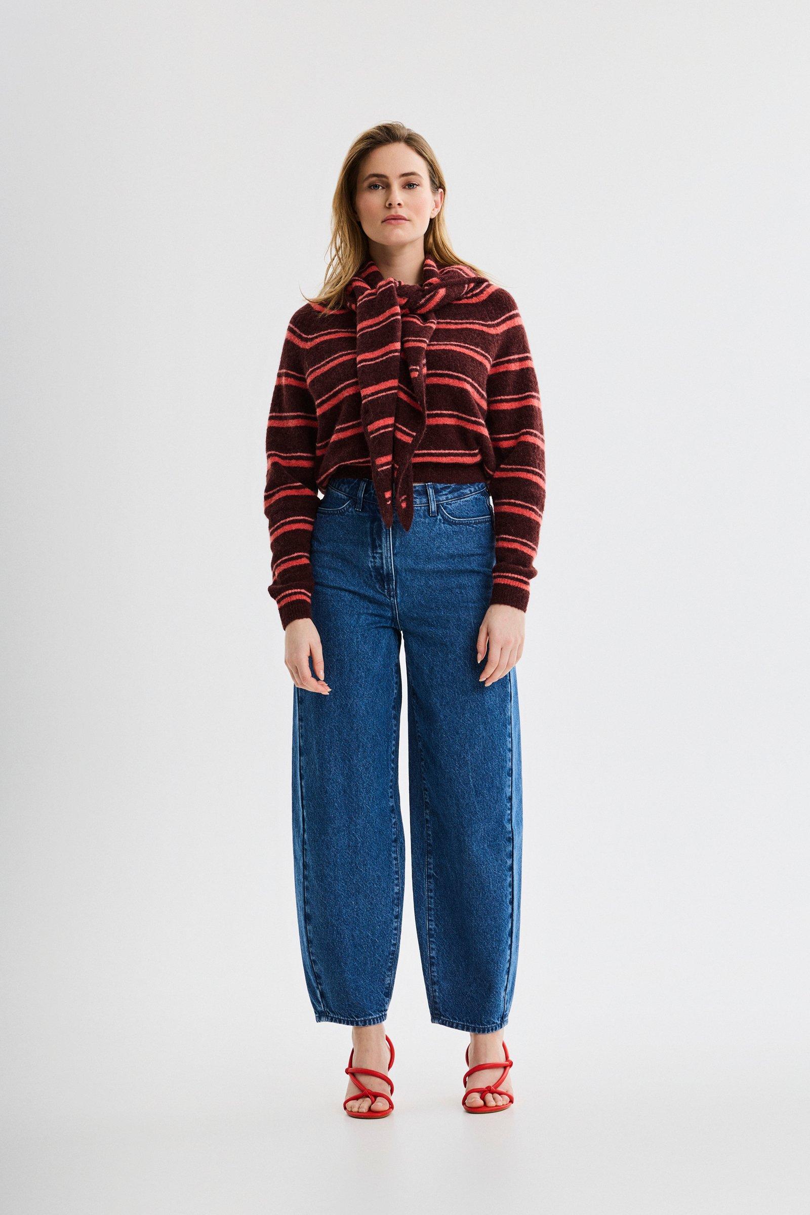 CKS - GRANDANA - wintersjaal - donkerbruin