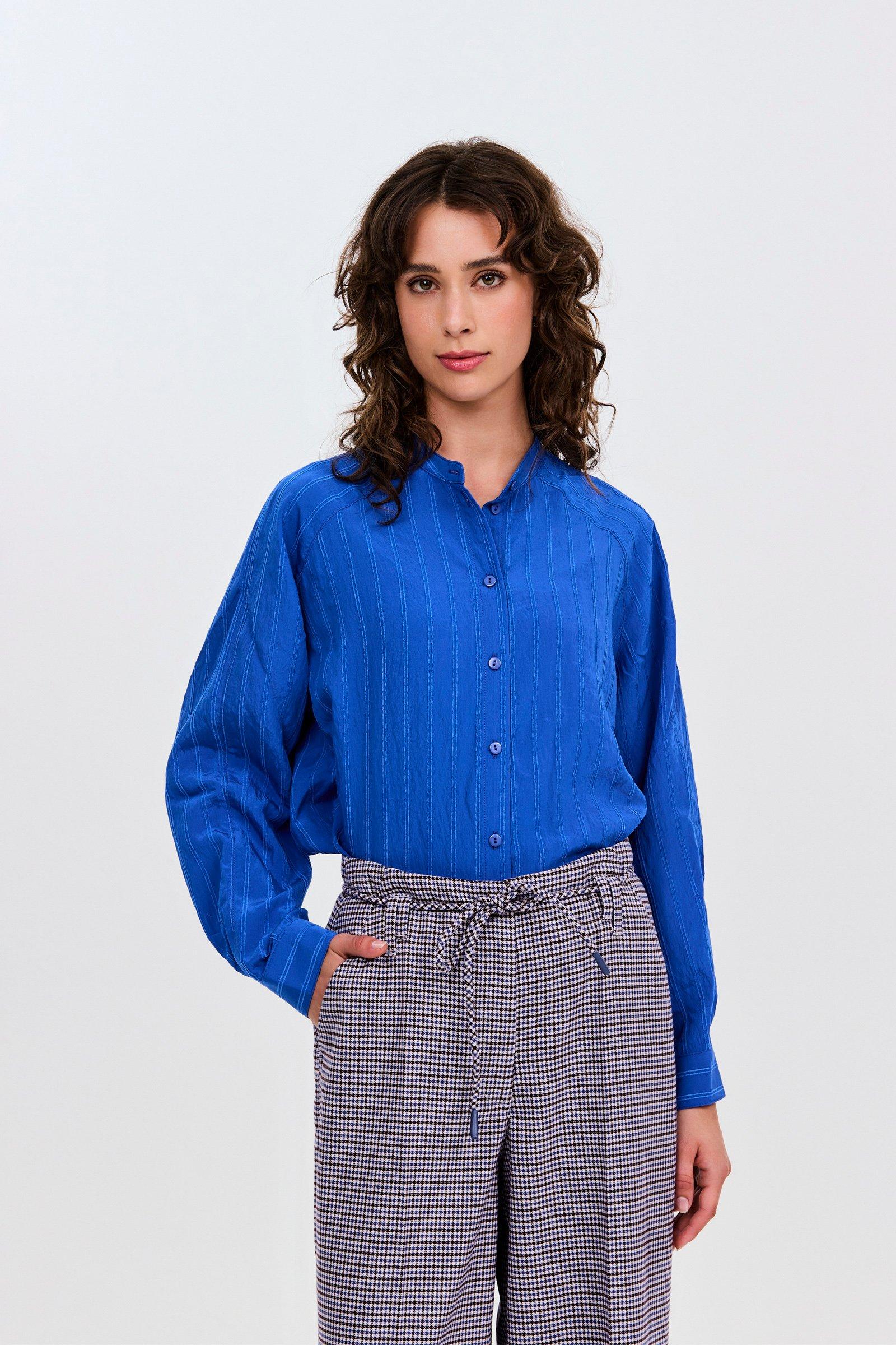 CKS - SOLEY - blouse lange mouwen - donkerblauw