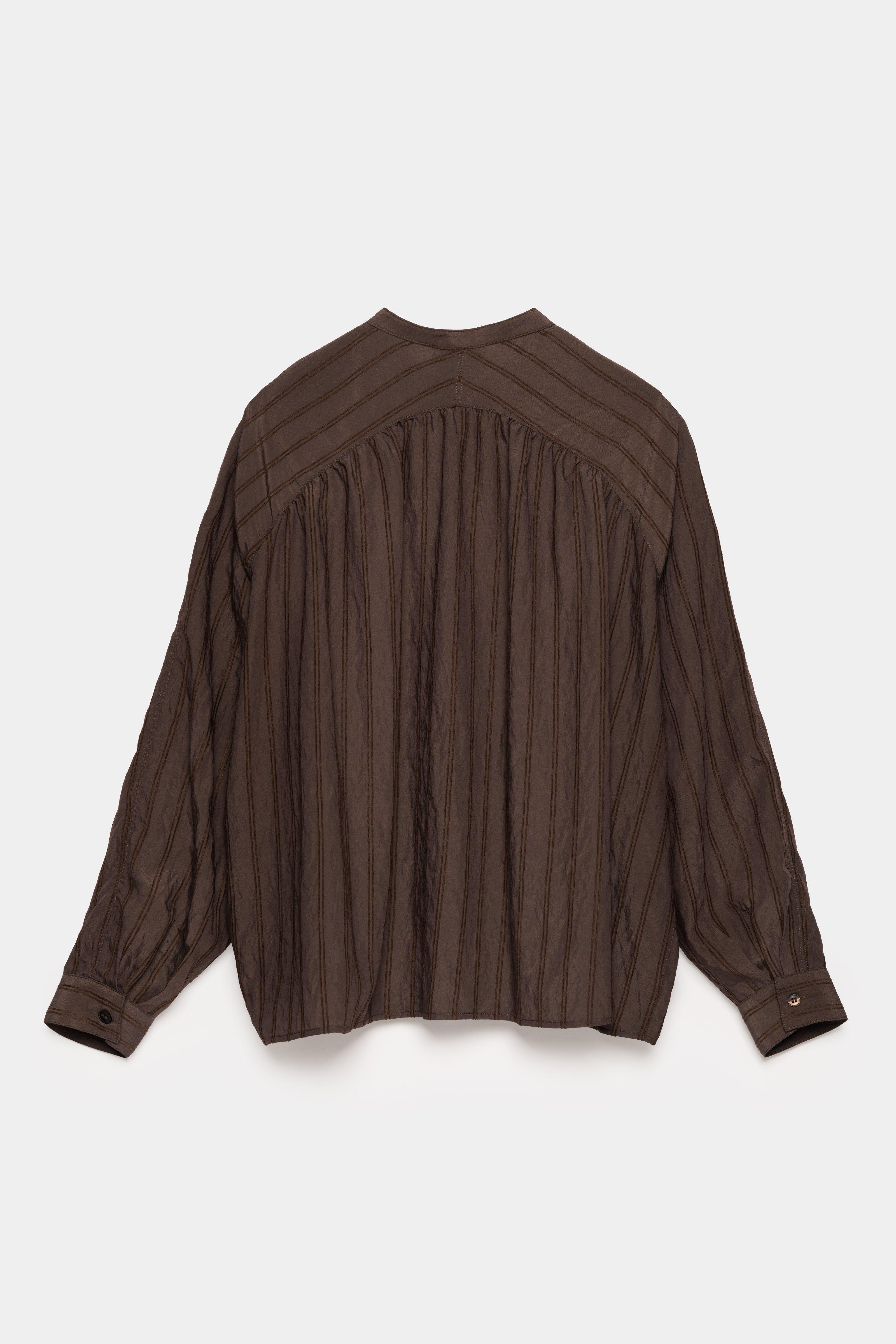 CKS - SOLEY - Bluse Kurze Ärmel - Dunkelbraun