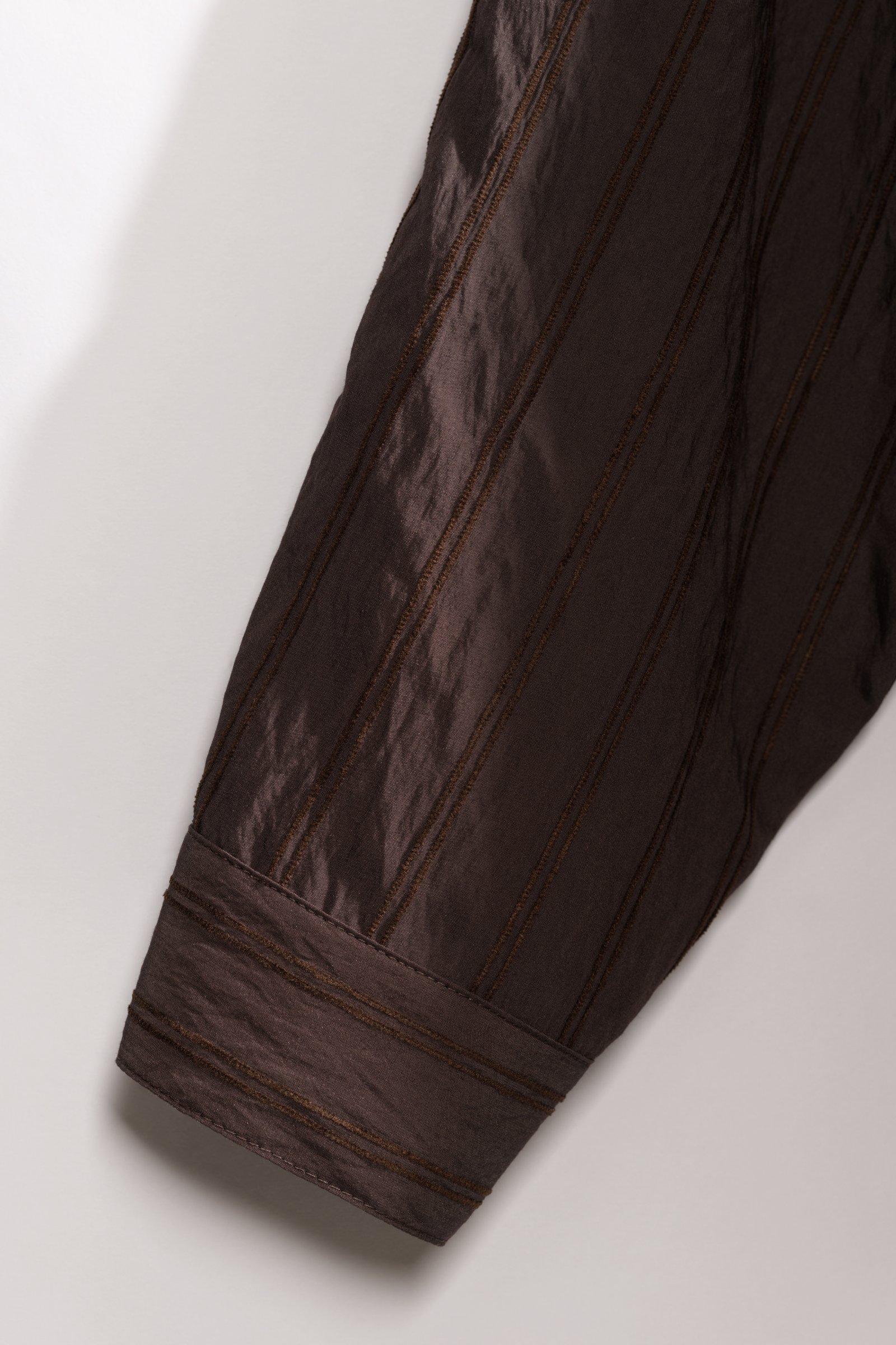 CKS - SOLEY - blouse short sleeves - dark brown