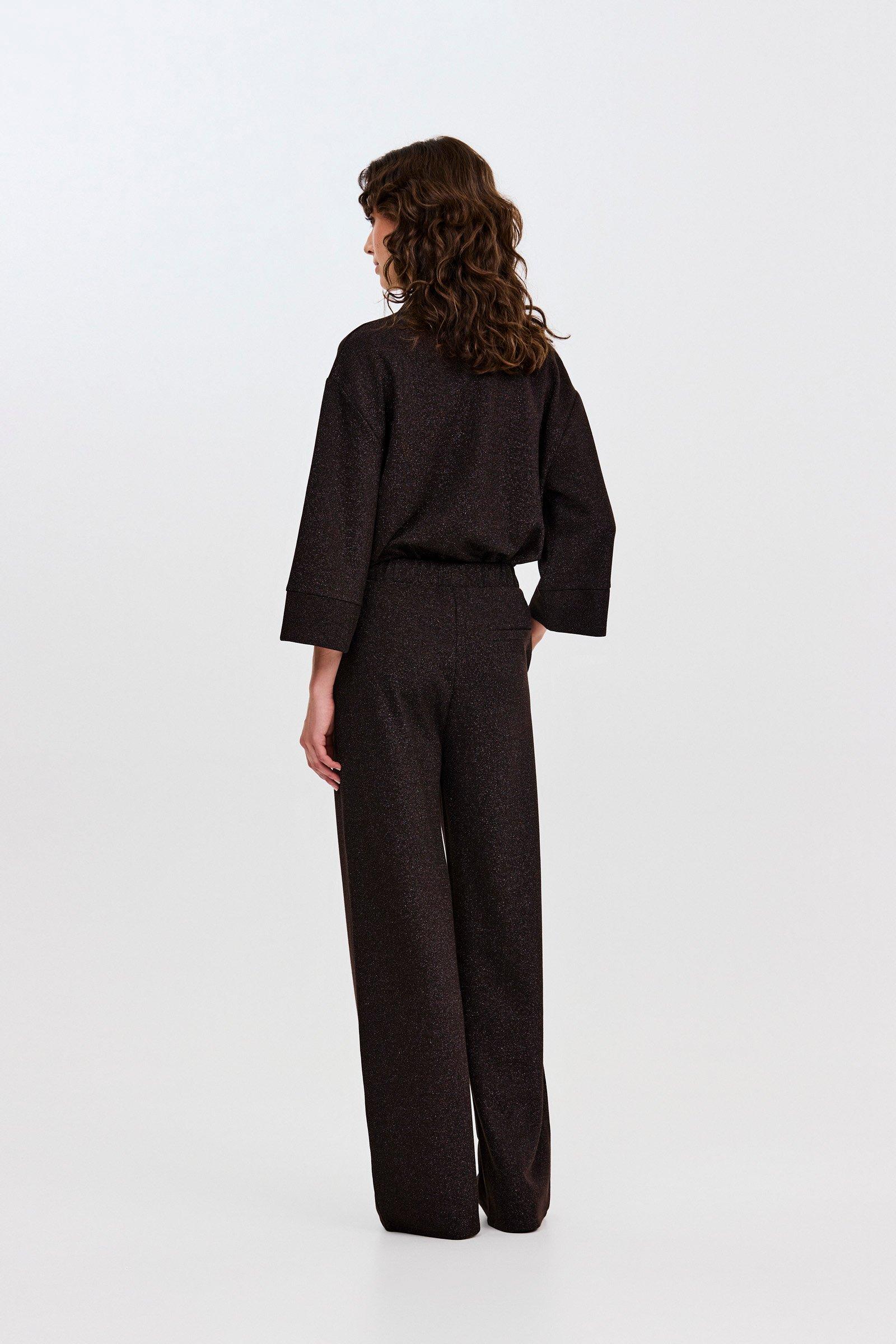 CKS - THEOWIDELONG - long trouser - dark brown