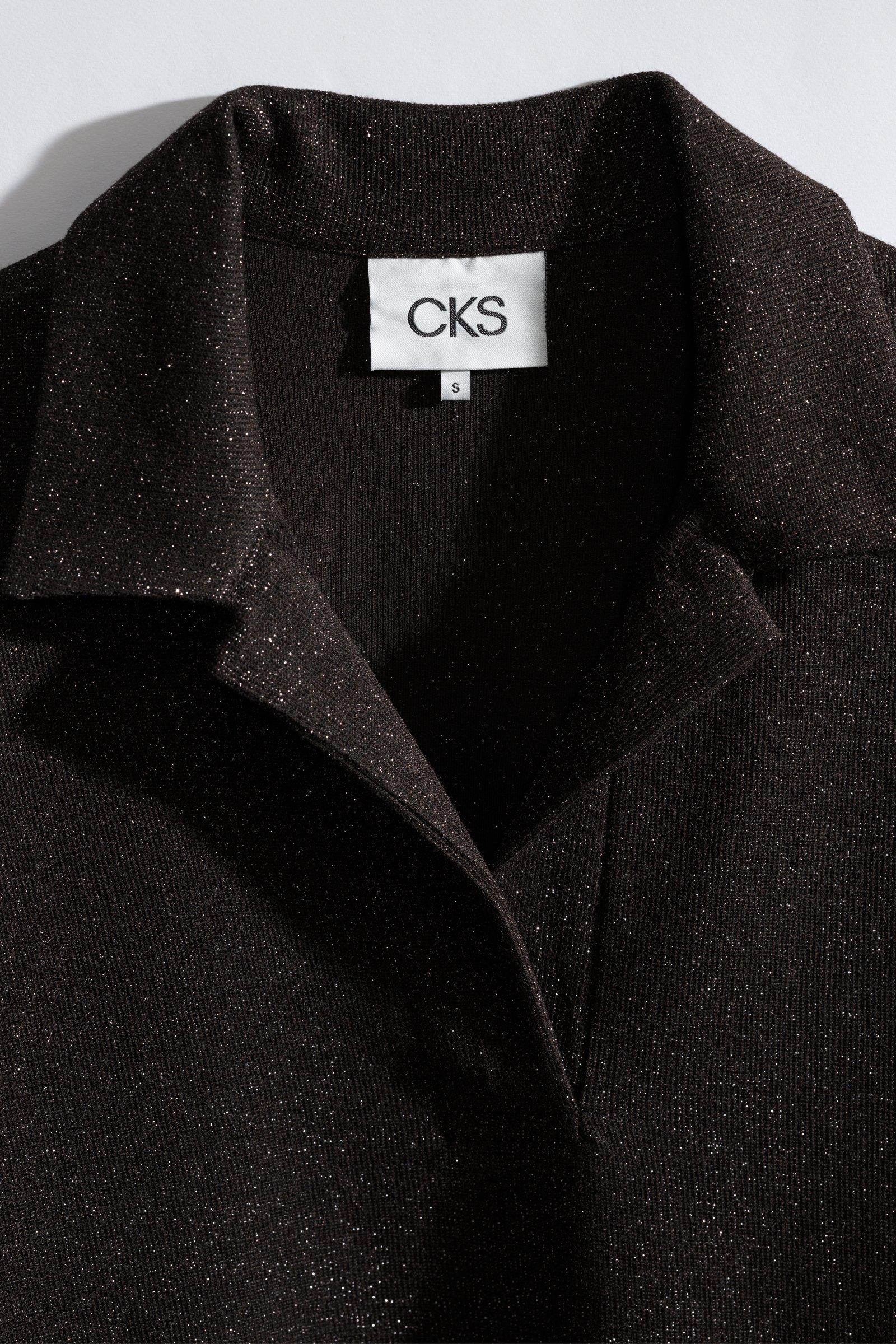 CKS - SWOLA - blouse lange mouwen - donkerbruin