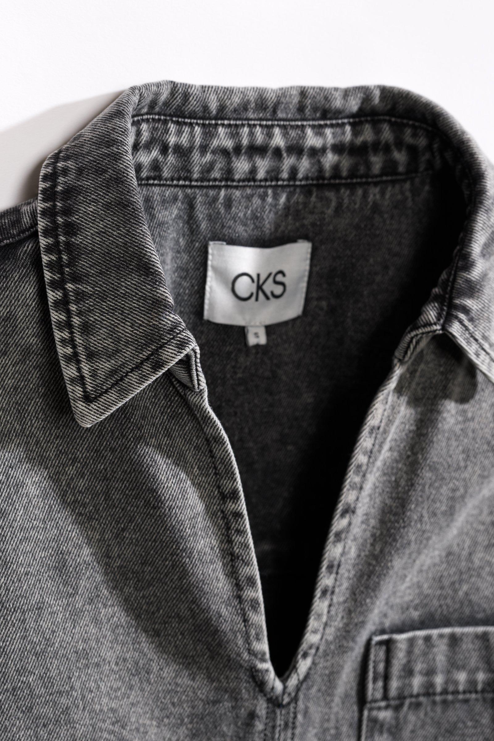 CKS - DOW - korte jurk - donkergrijs