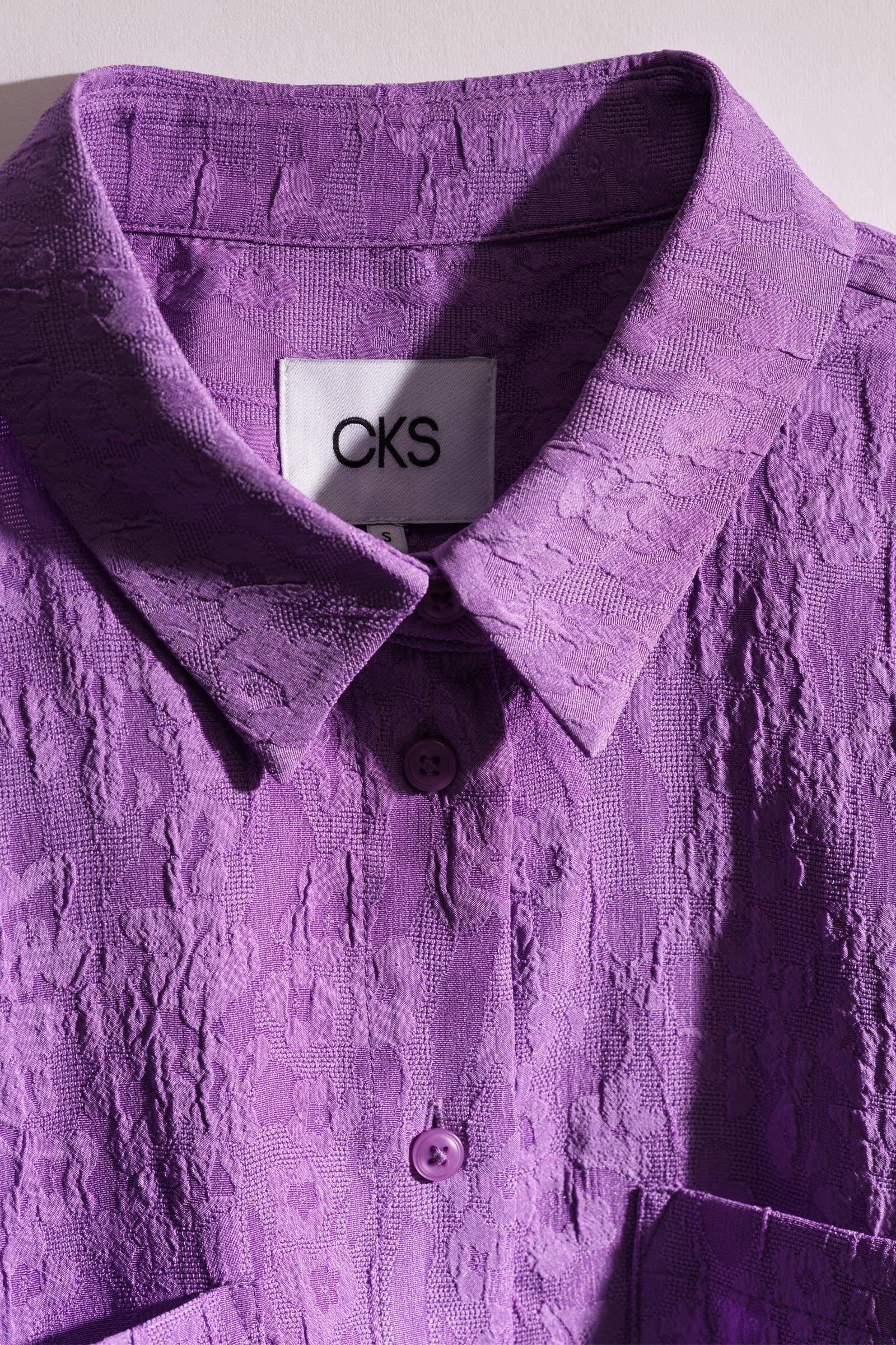 CKS - SALTY - blouse short sleeves - lila