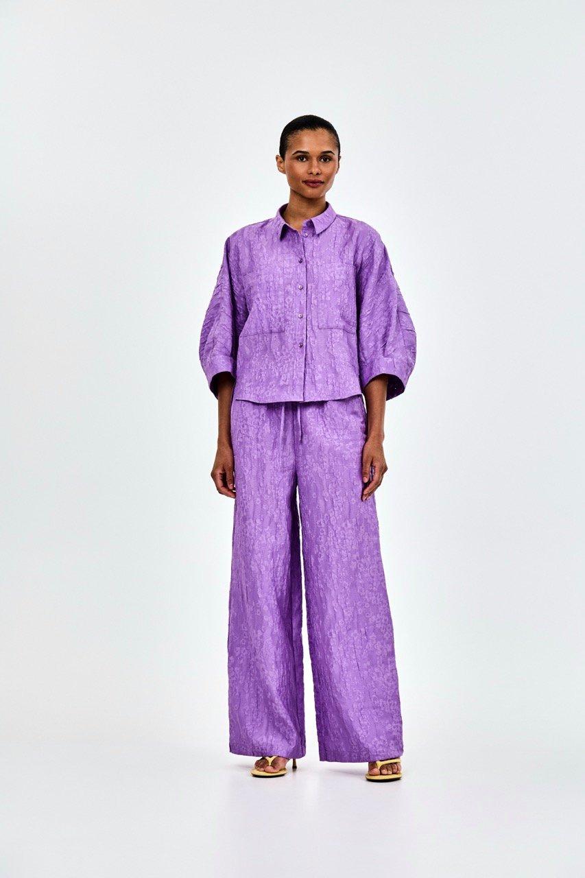 CKS - SALTY - blouse short sleeves - lila