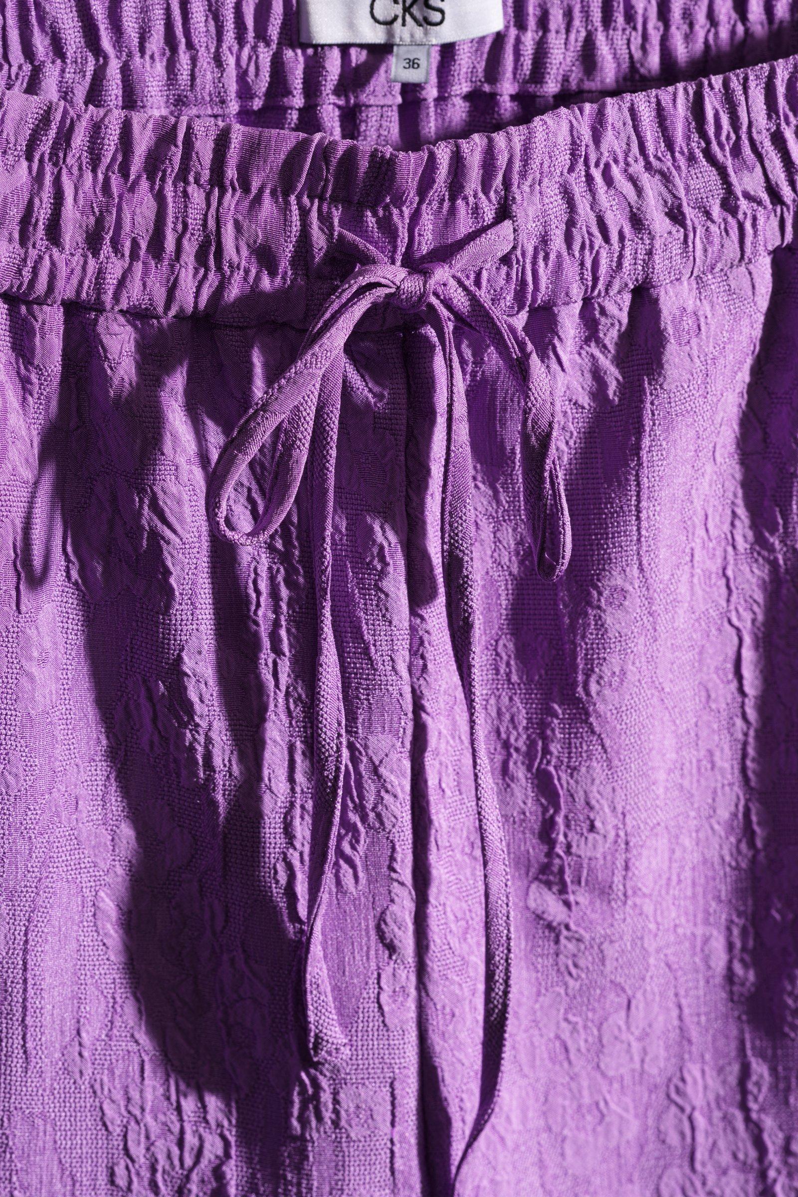 CKS - TOBYWIDE - long trouser - lila