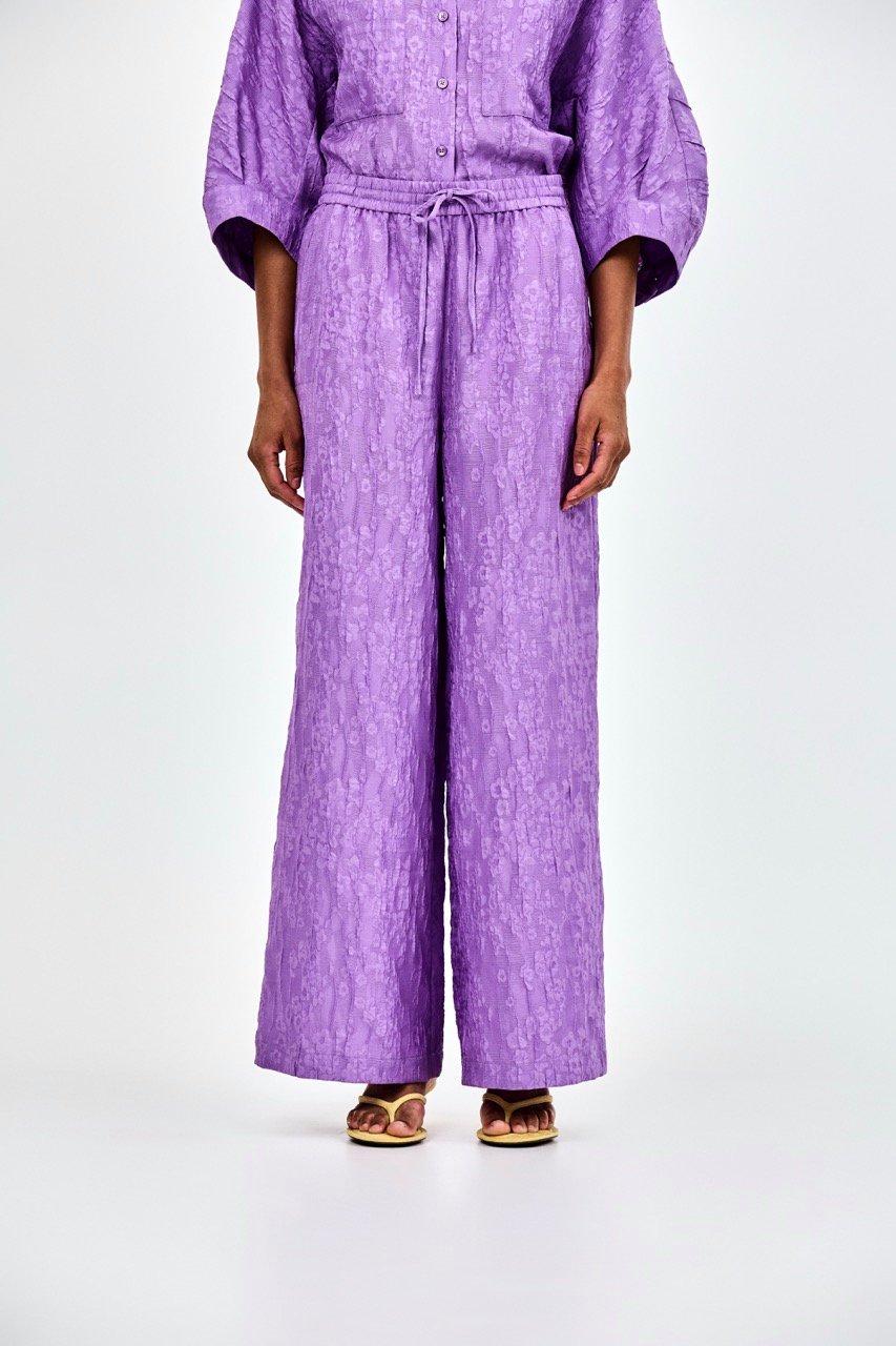 CKS - TOBYWIDE - lange broek - lila