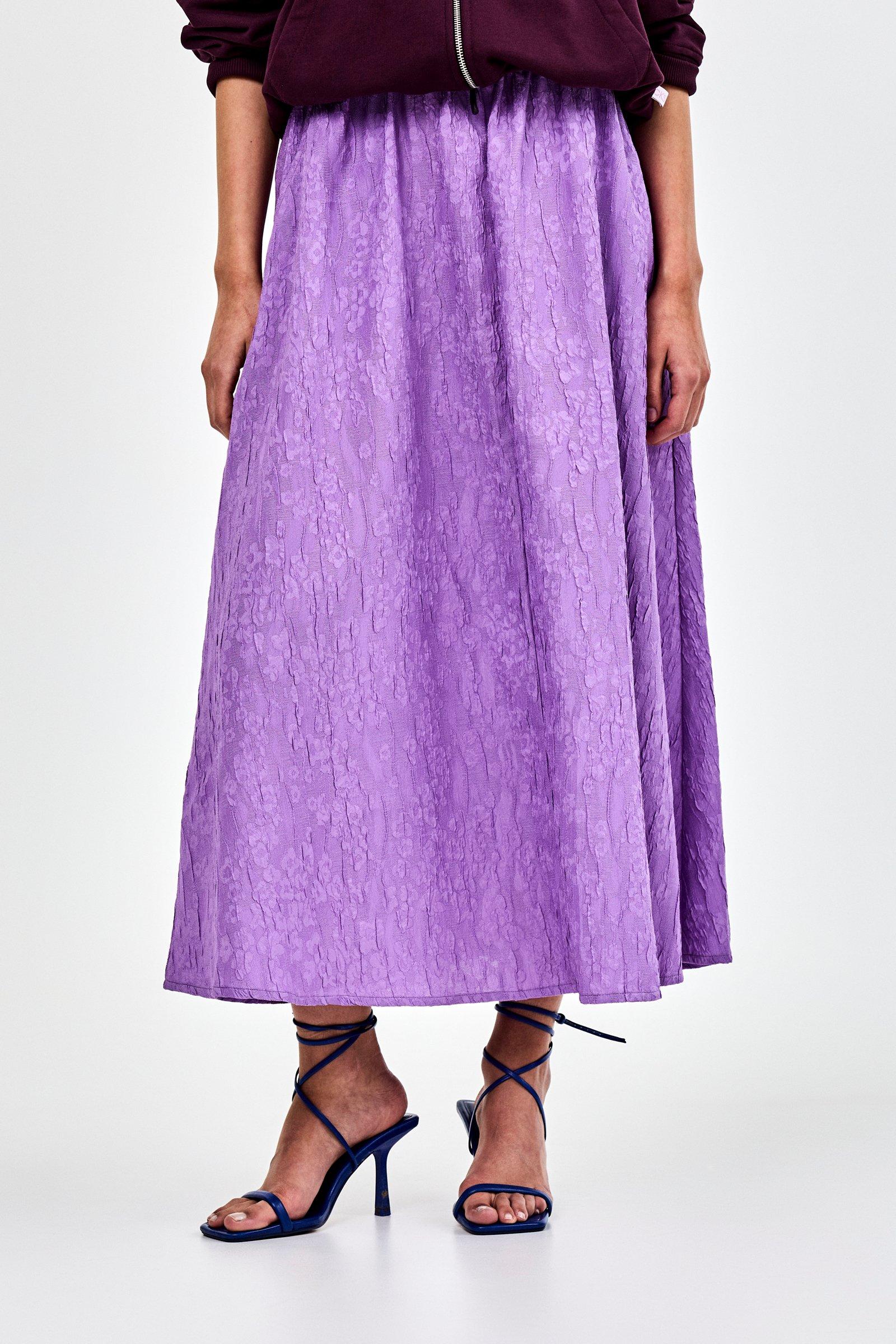 CKS - SKALLIENO - long skirt - lila