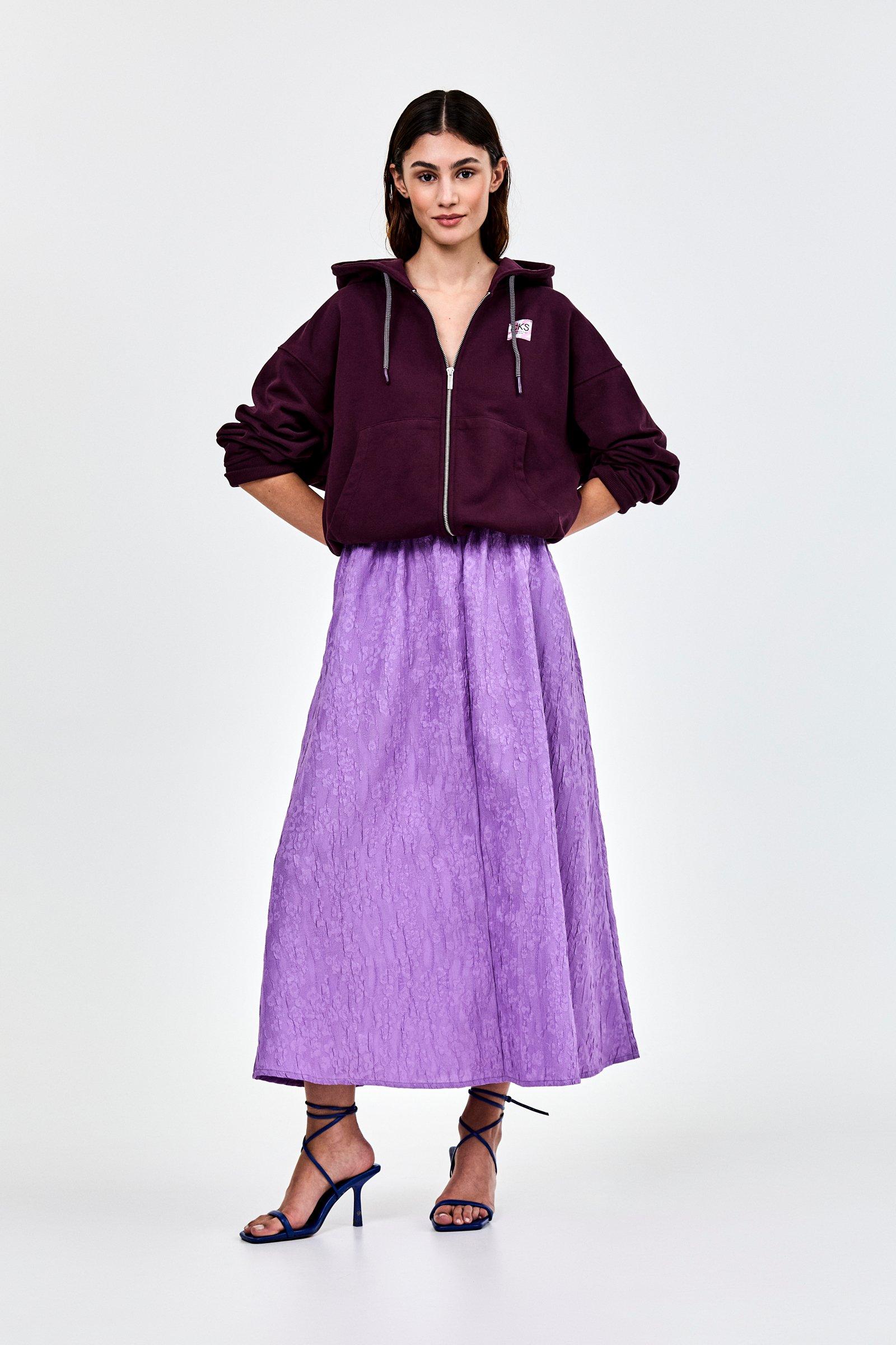 CKS - SKALLIENO - long skirt - lila