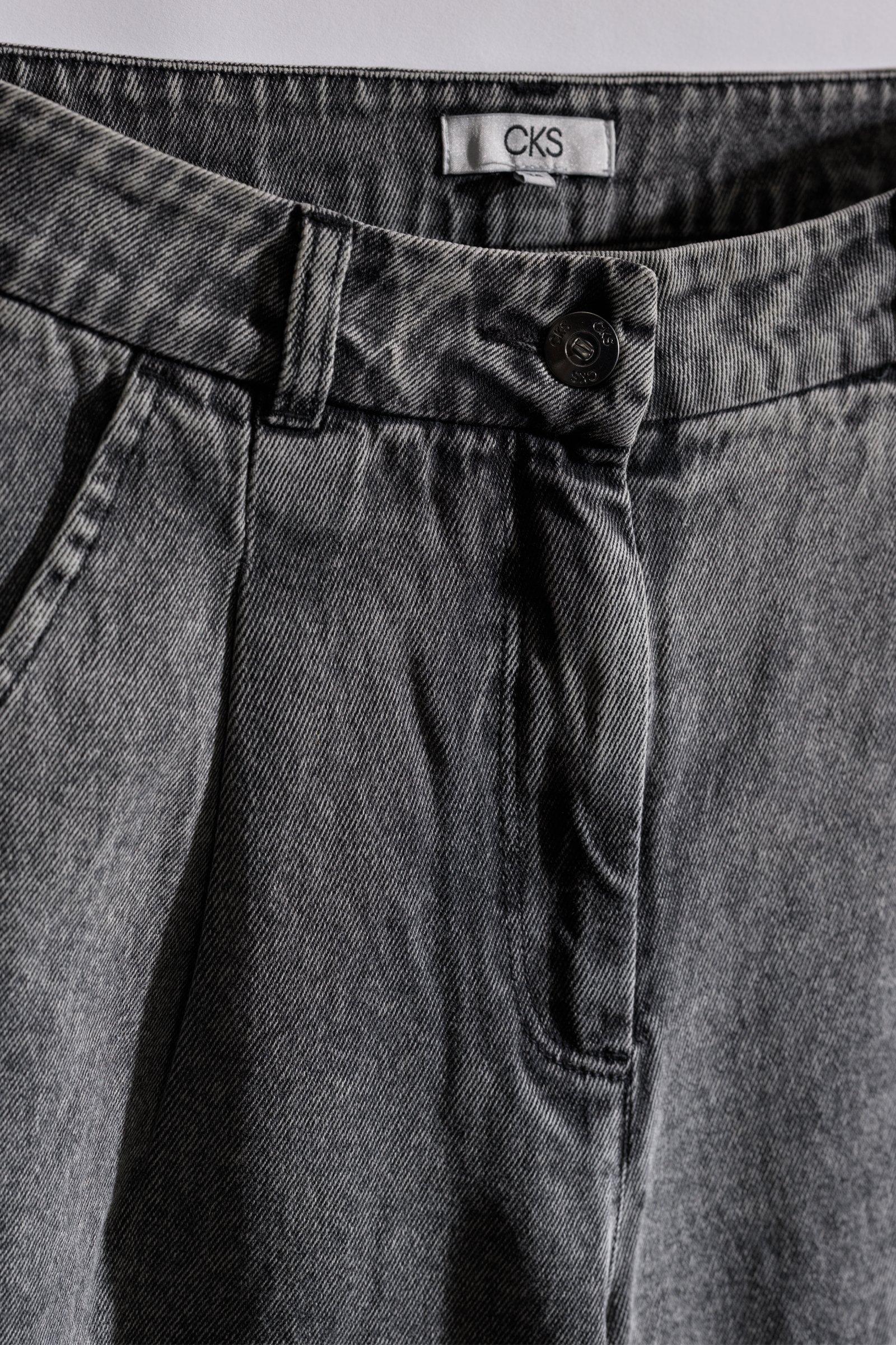 CKS - TIARE - lange broek - donkergrijs