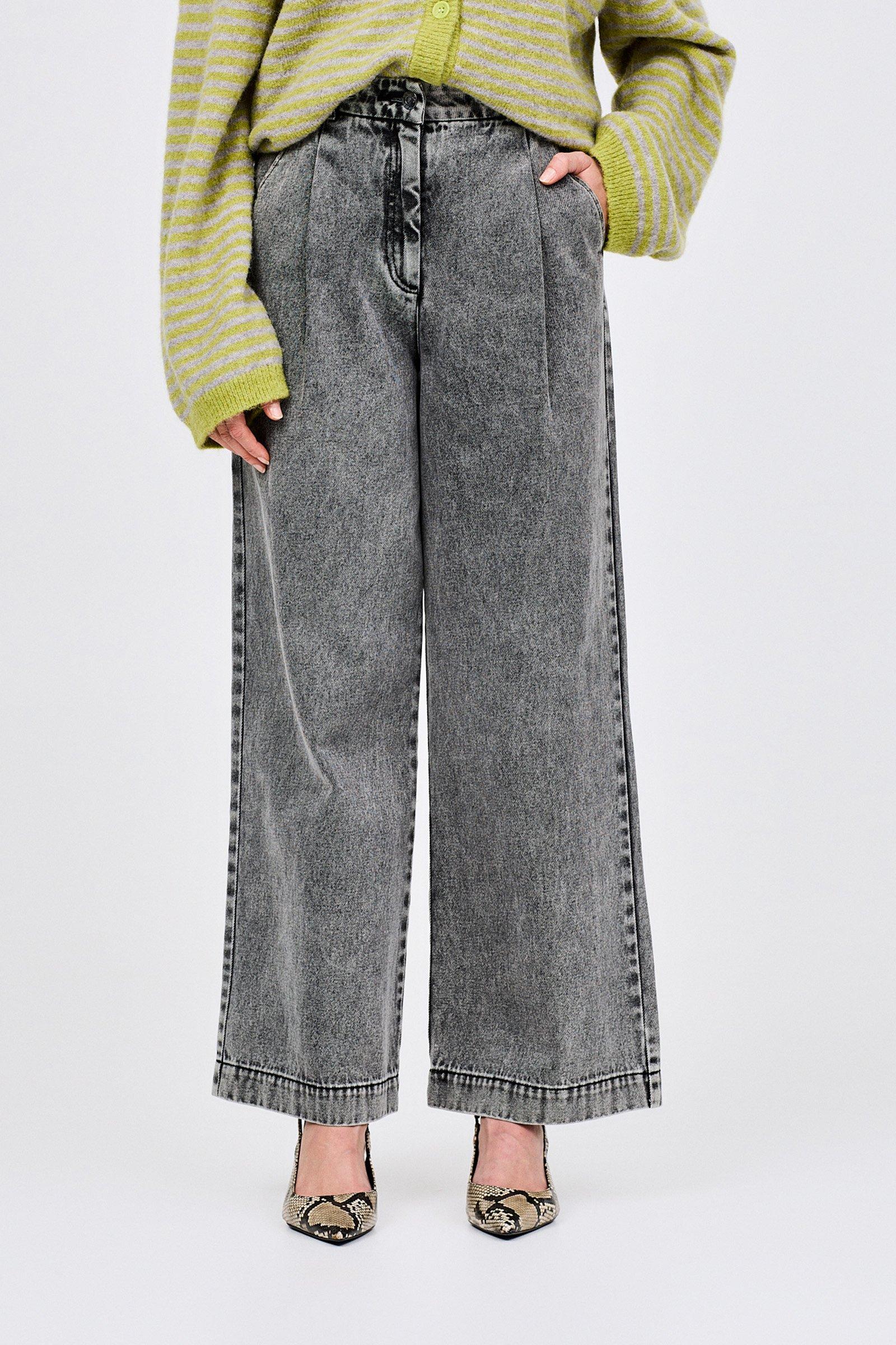 CKS - TIARE - lange broek - donkergrijs