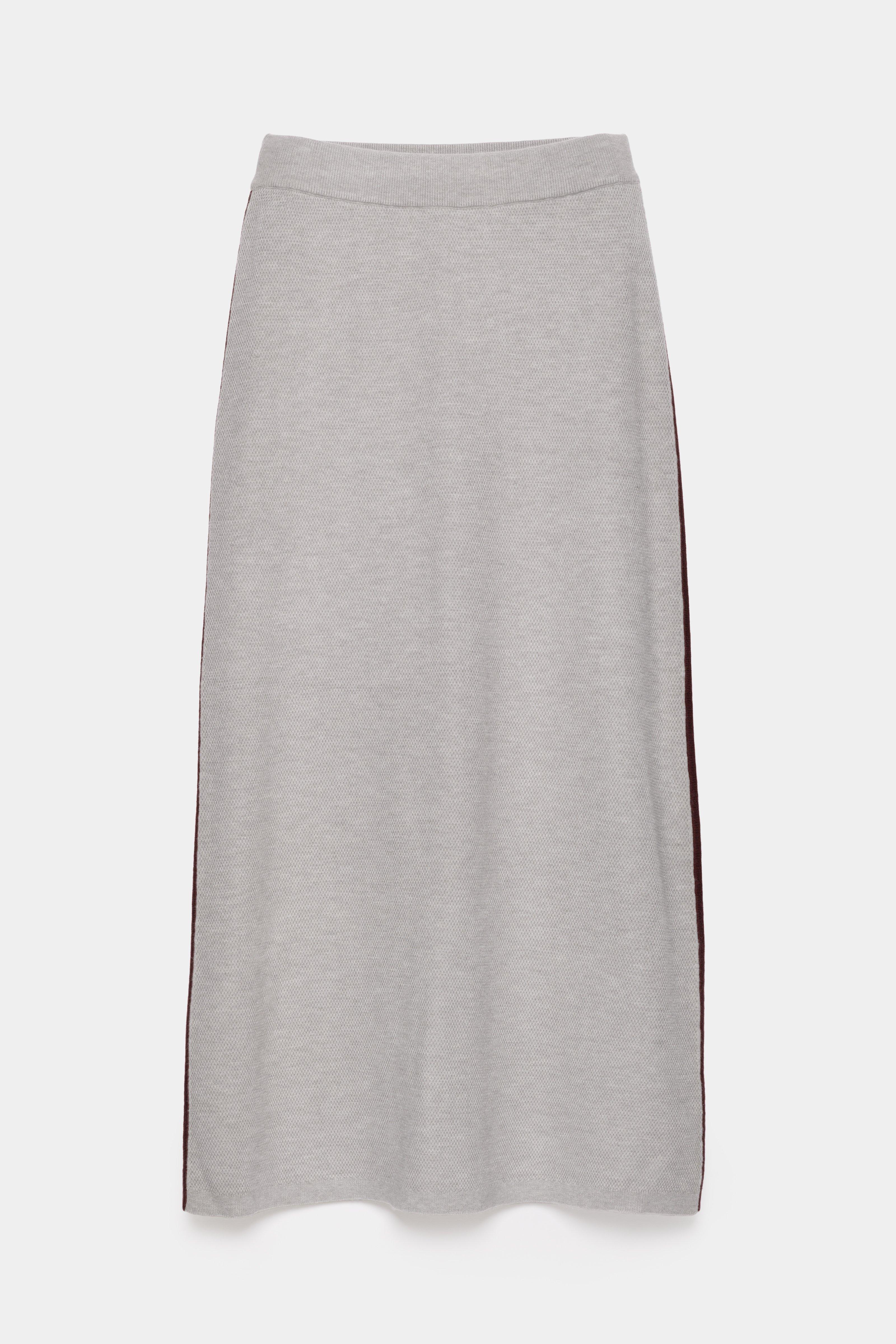 CKS - SKIRTA - long skirt - grey