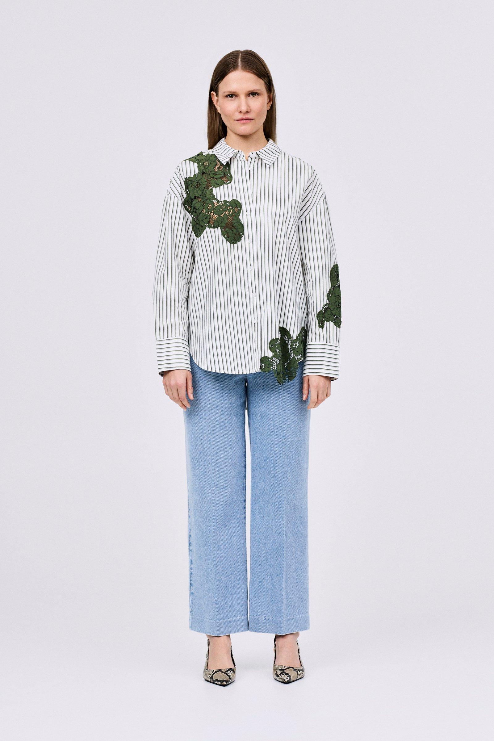 CKS - SUPER - blouse long sleeves - dark green