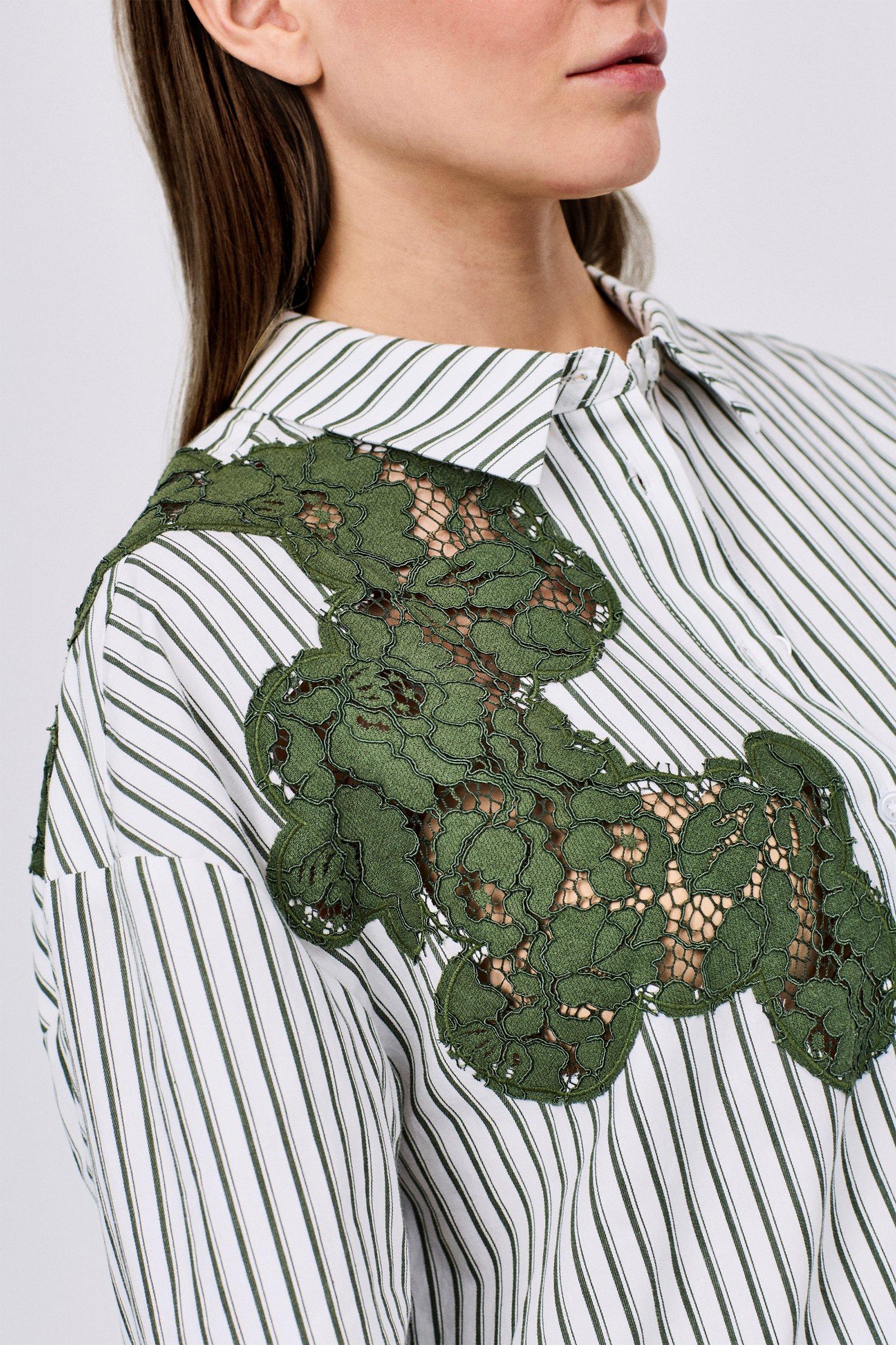 CKS - SUPER - blouse long sleeves - dark green