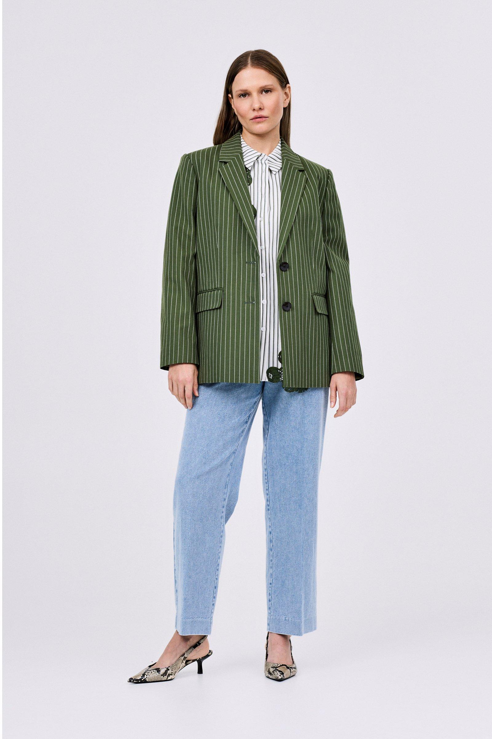 CKS - SUPER - blouse long sleeves - dark green