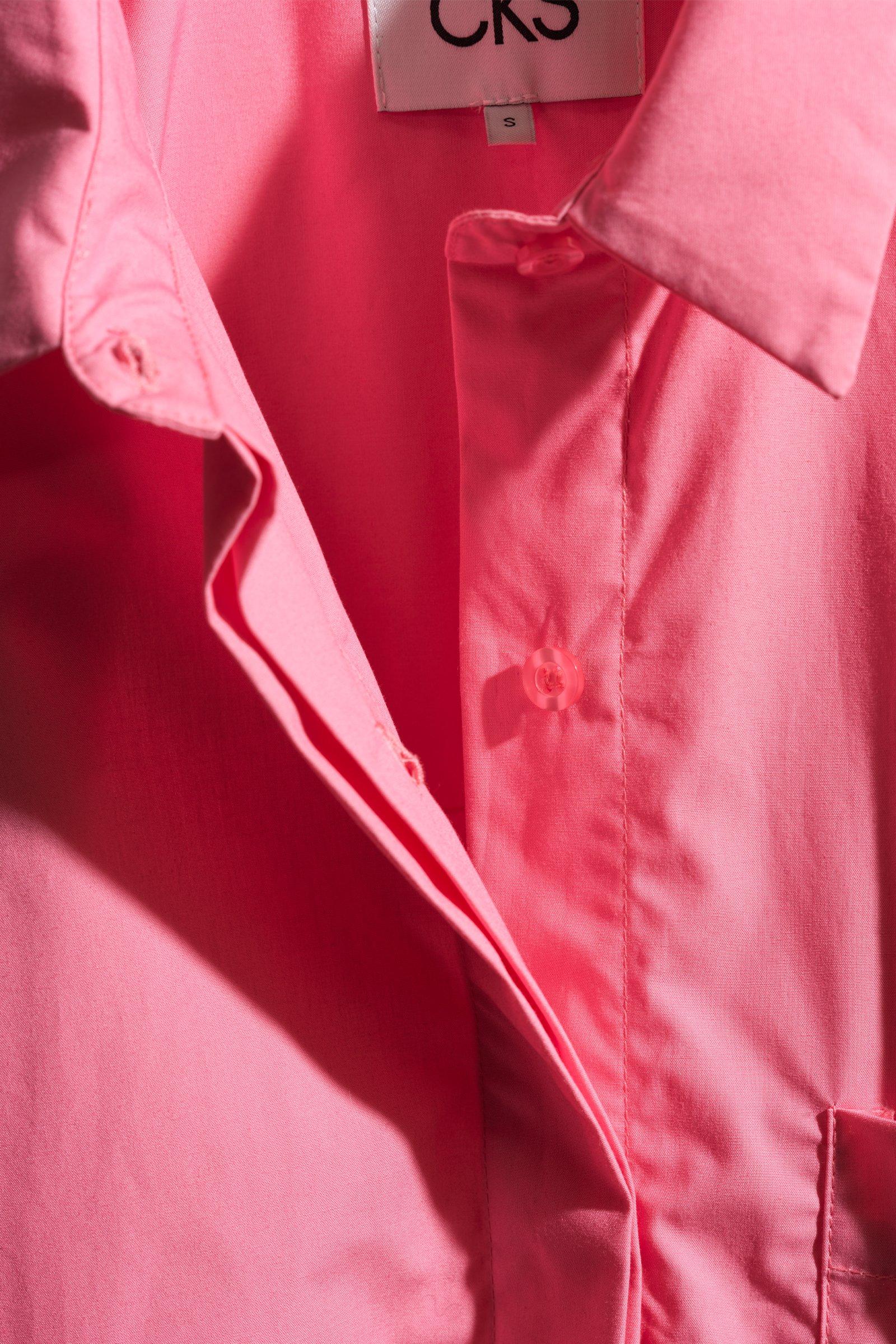 CKS - SHOMPET - blouse korte mouwen - felroze