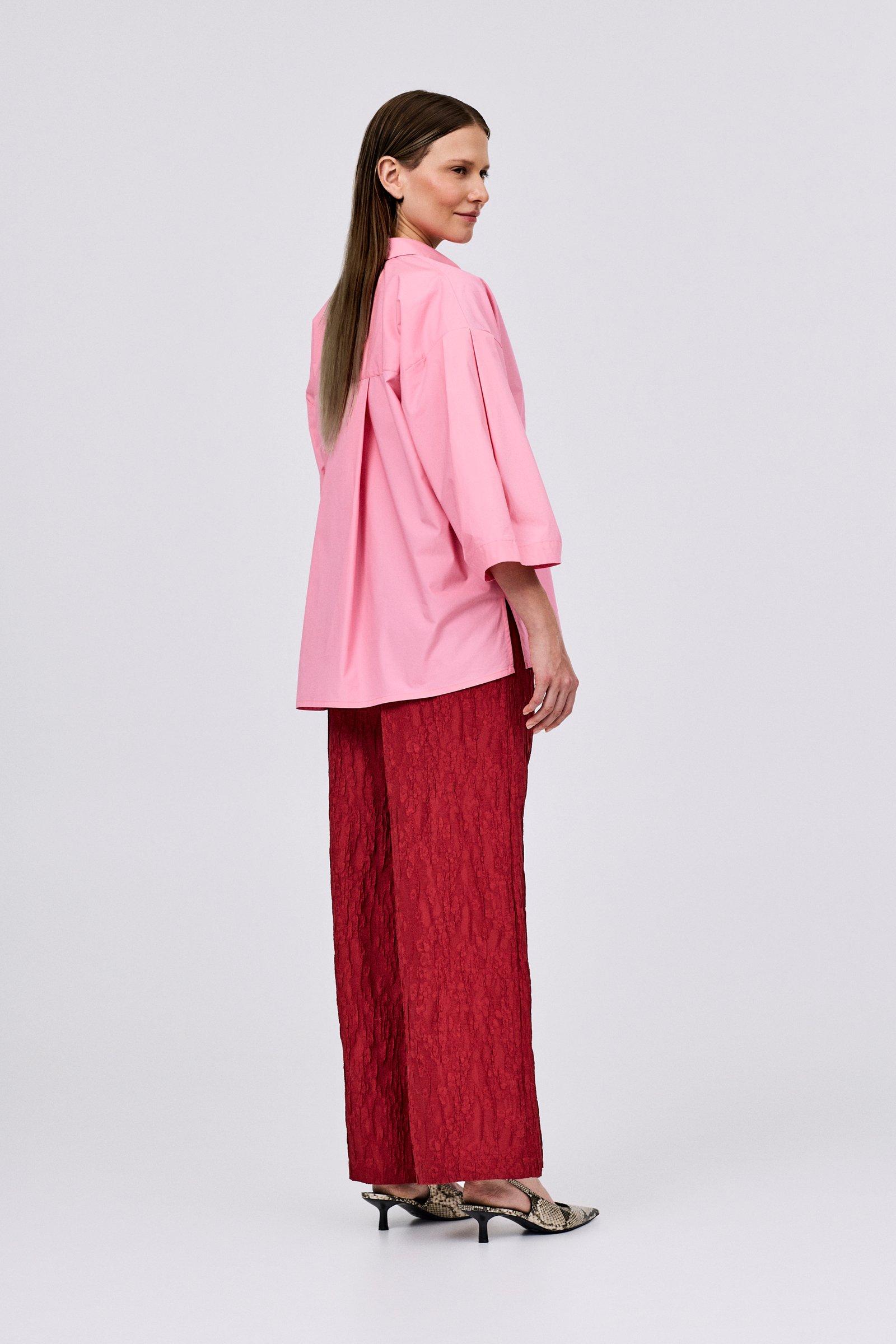 CKS - SHOMPET - blouse short sleeves - bright pink