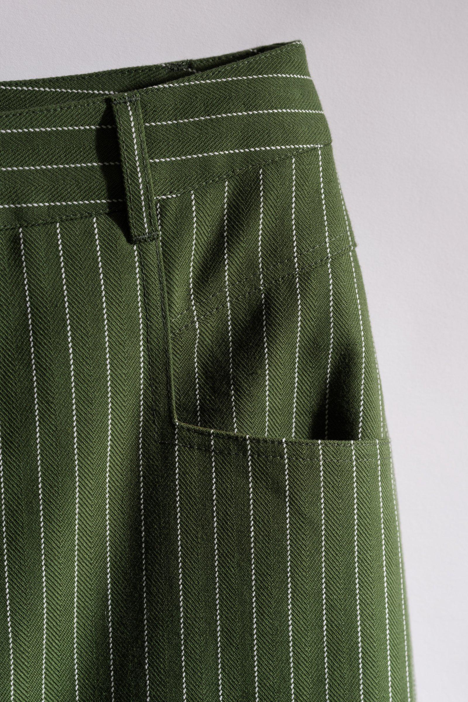 CKS - SKETCHY - lange rok - khaki