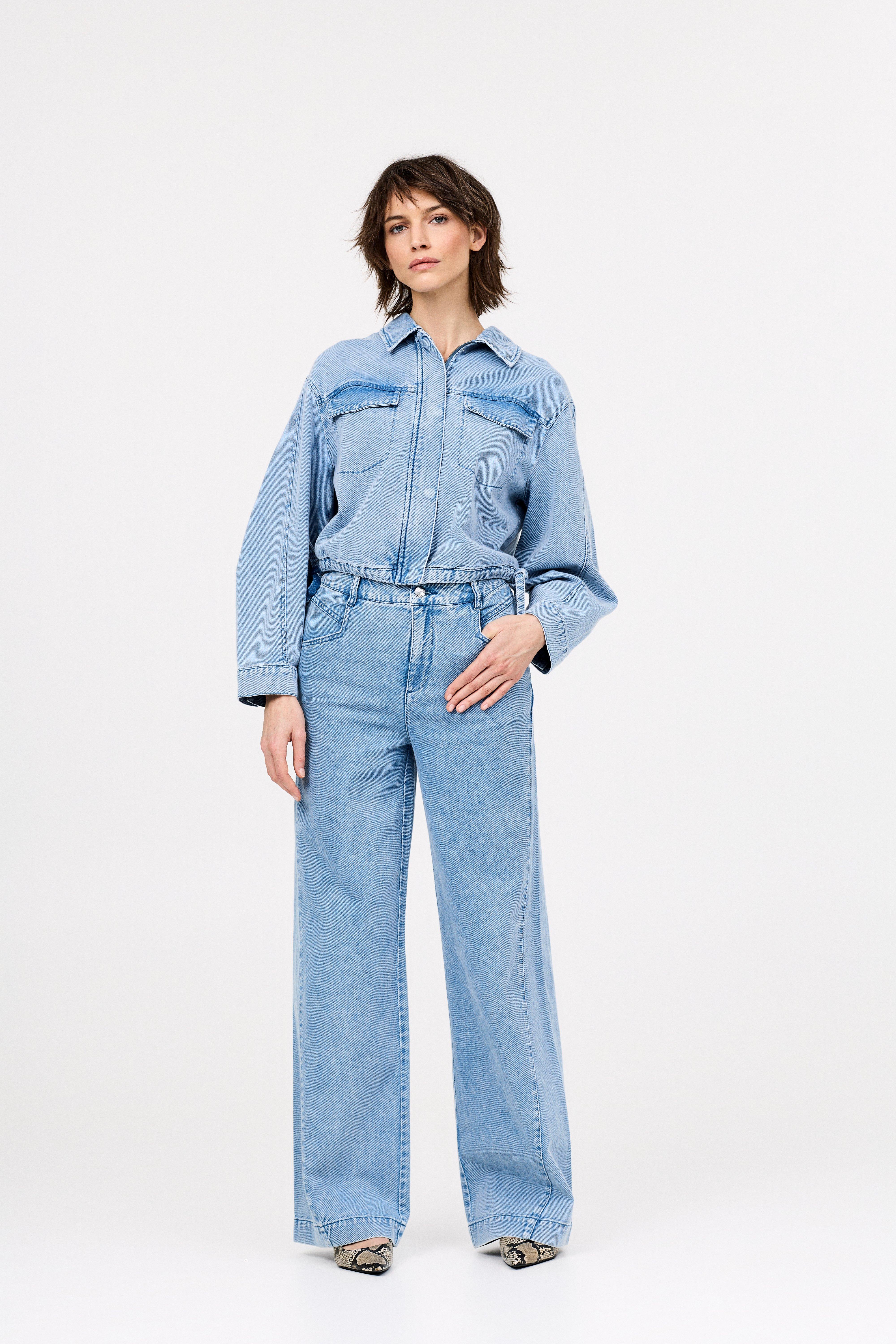 CKS - TWAKE - lange jeans - lichtblauw