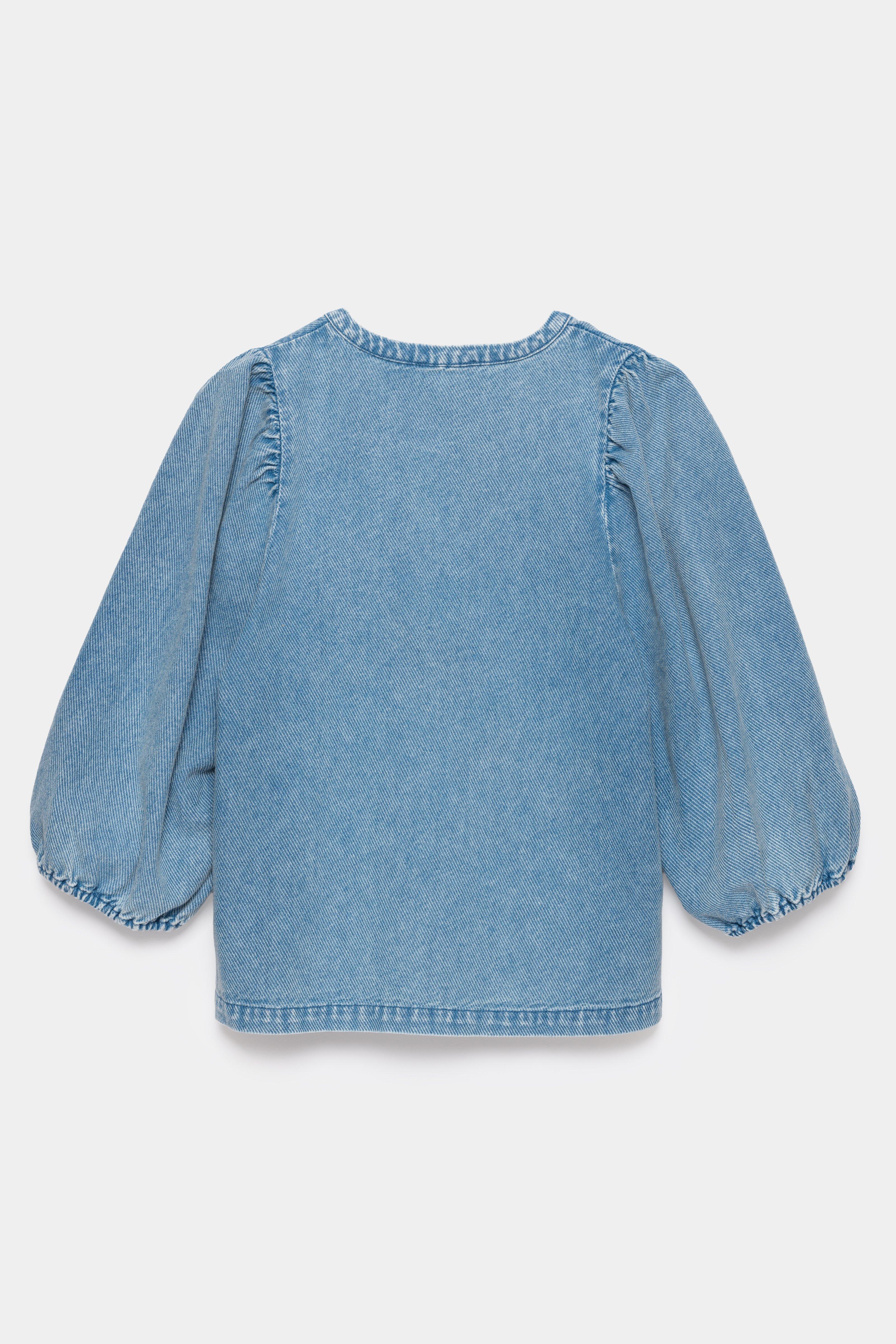 CKS - BULANI - Bluse Kurze &Auml;rmel - Hellblau