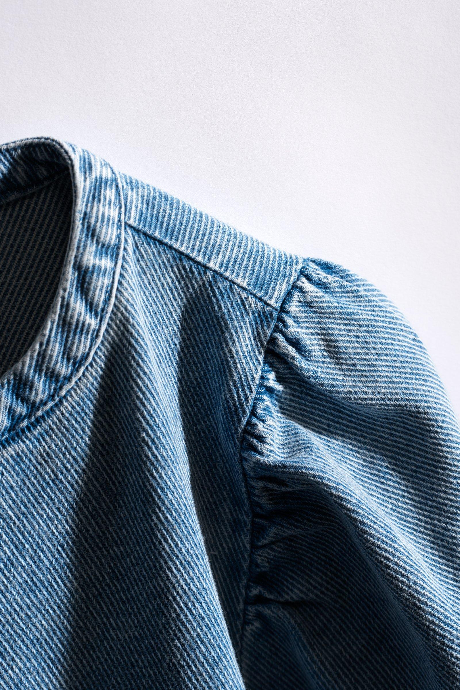 CKS - BULANI - blouse korte mouwen - lichtblauw