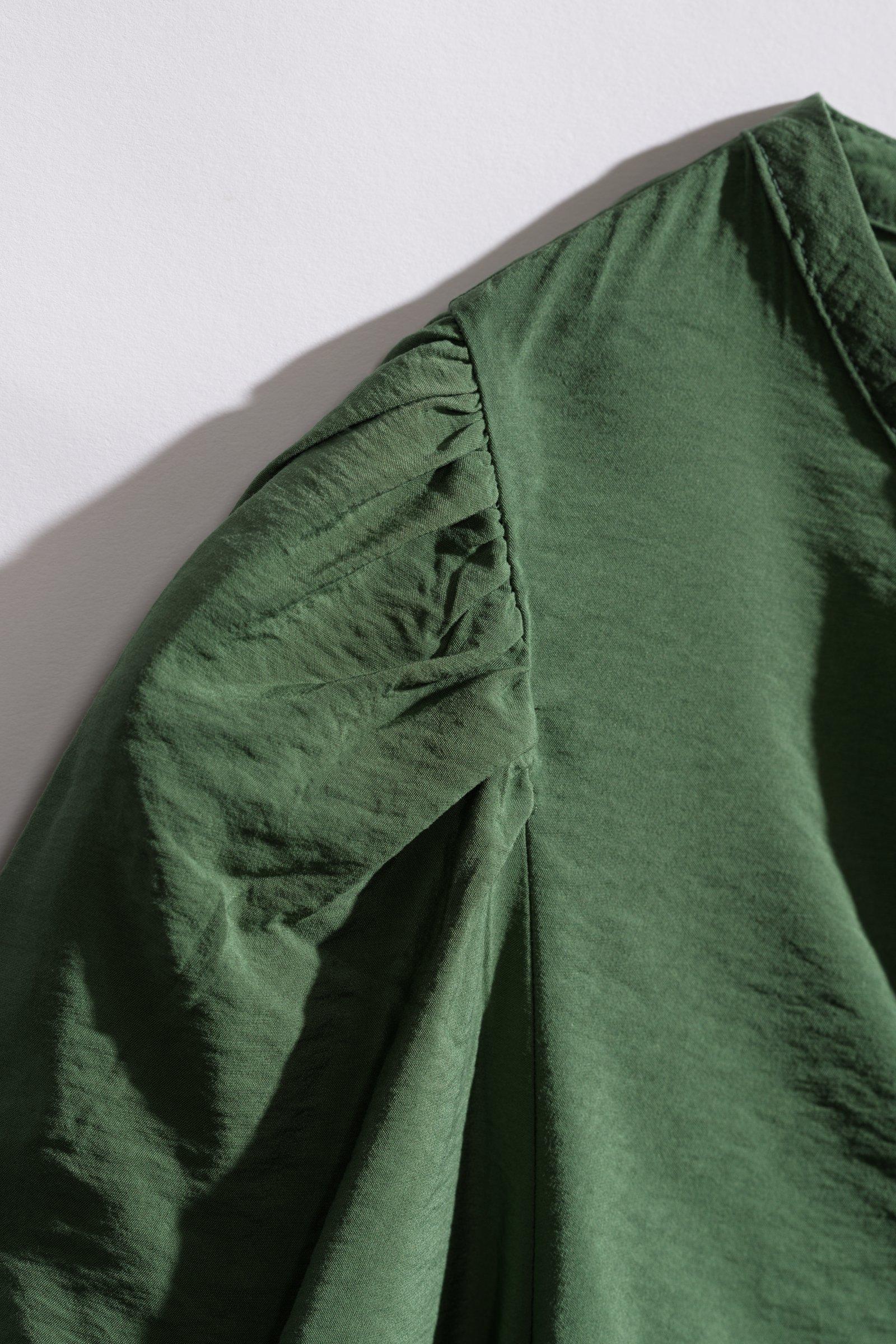 CKS - BULANI - blouse korte mouwen - khaki