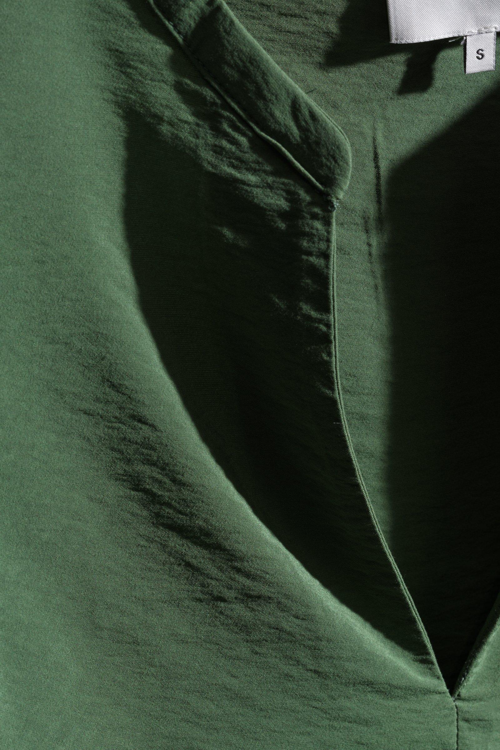 CKS - BULANI - blouse short sleeves - dark green