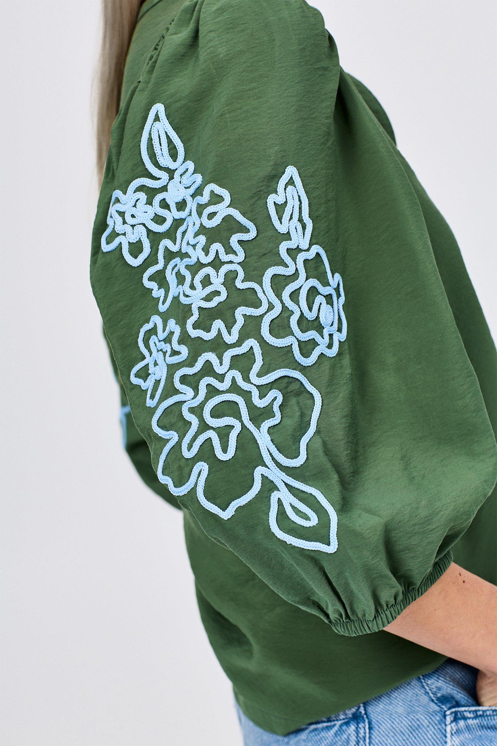 CKS - BULANI - chemisier &agrave; manches courtes - khaki